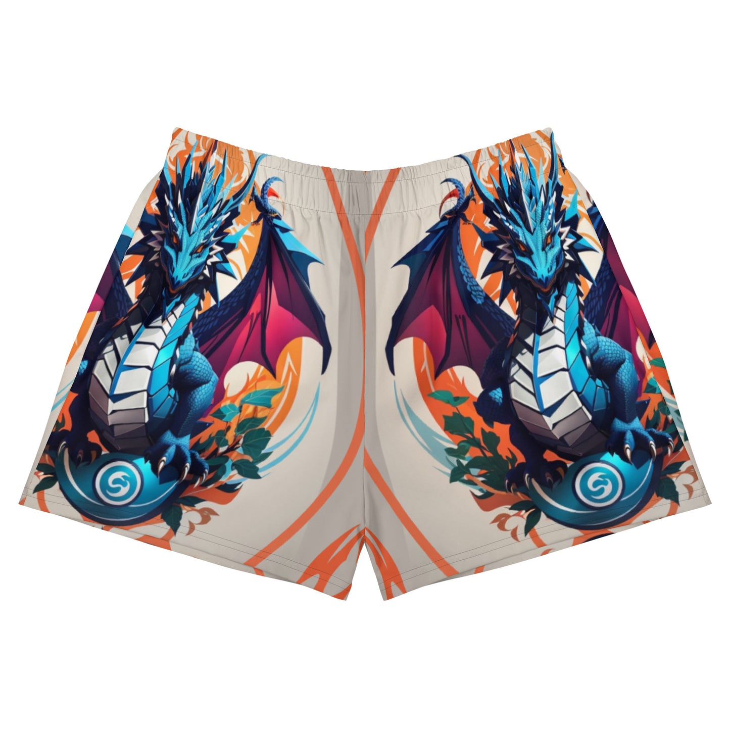 Short esportivo de tecido reciclado feminino