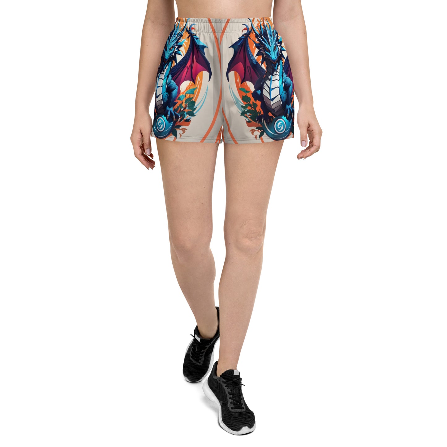 Short esportivo de tecido reciclado feminino