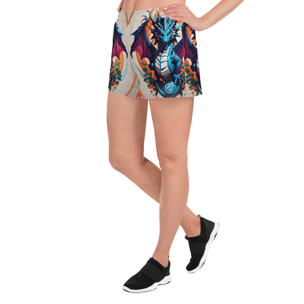 Short esportivo de tecido reciclado feminino