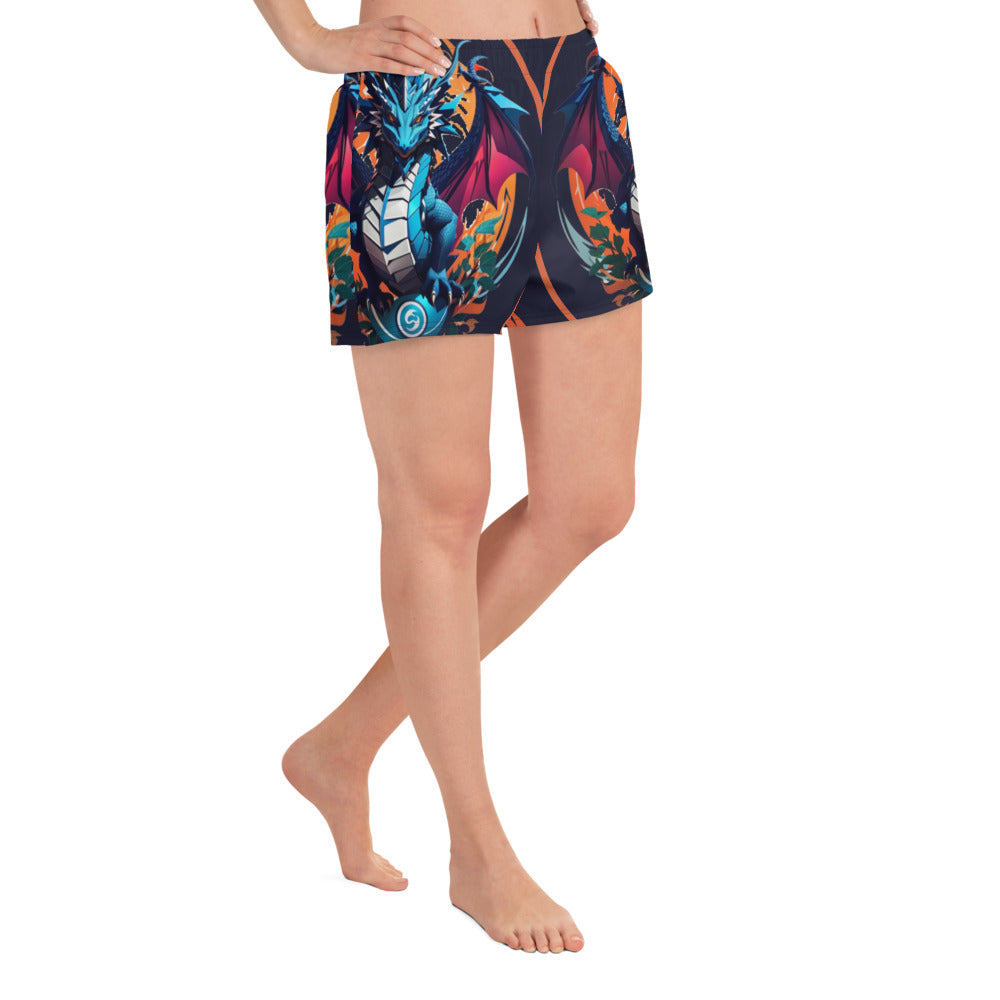 Short esportivo de tecido reciclado feminino