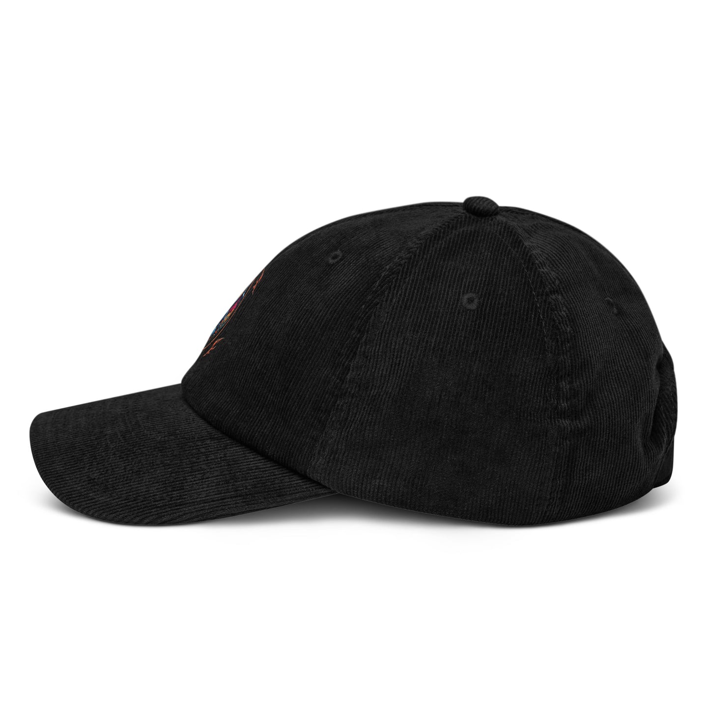 Boné de veludo cotelê