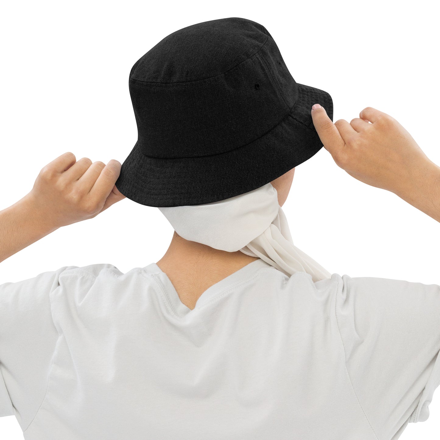 Chapéu bucket jeans