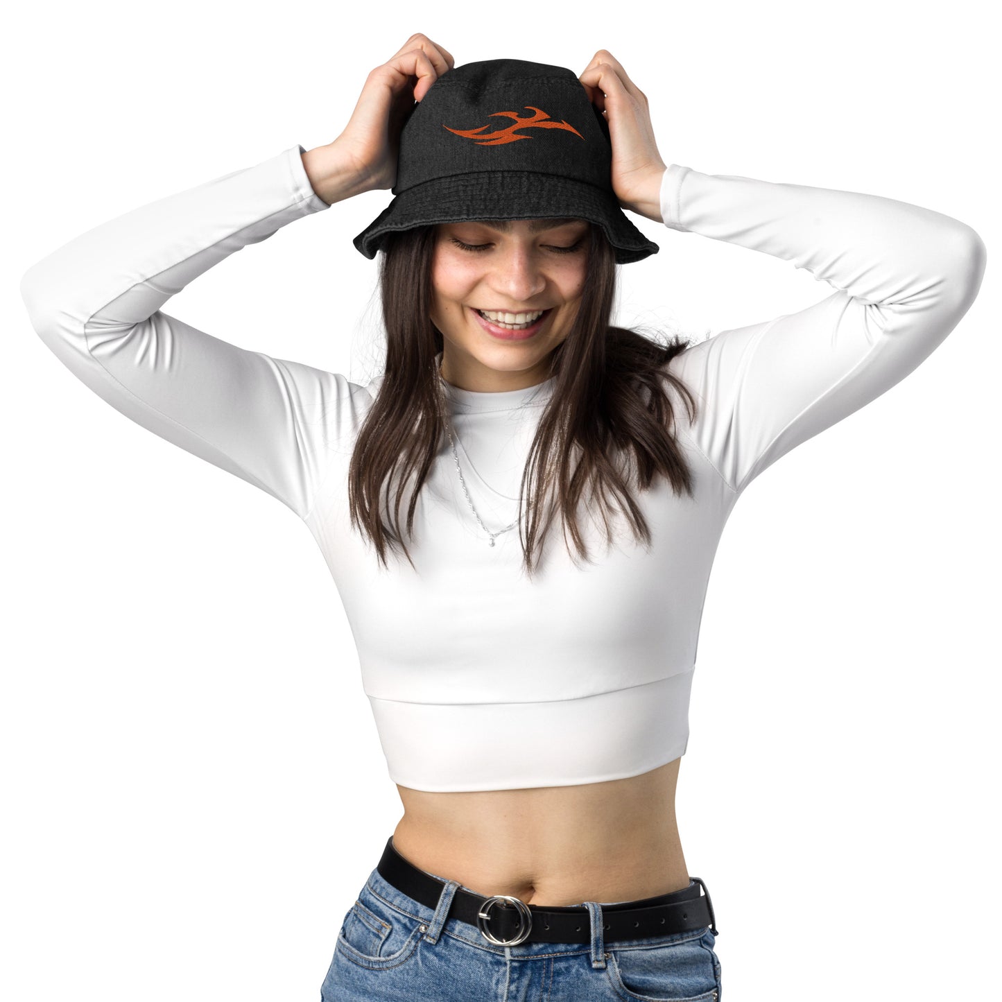 Chapéu bucket jeans