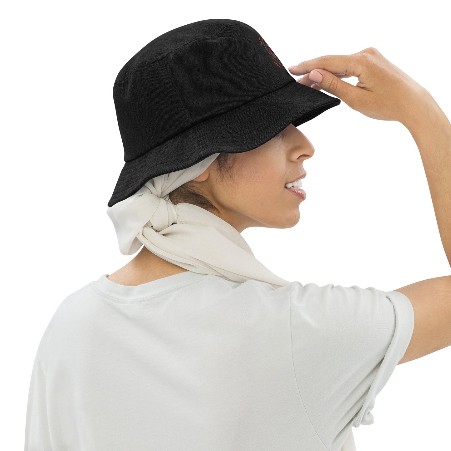 Chapéu bucket jeans