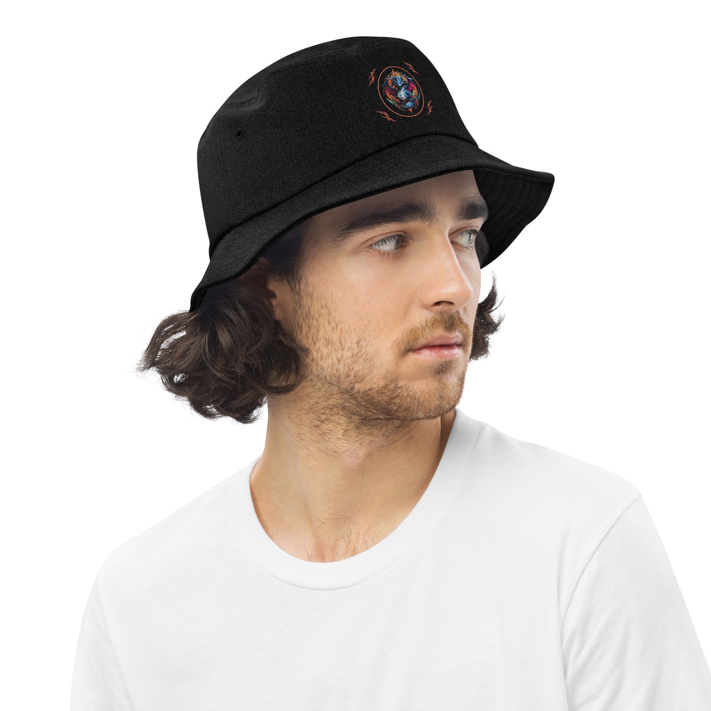 Chapéu bucket jeans