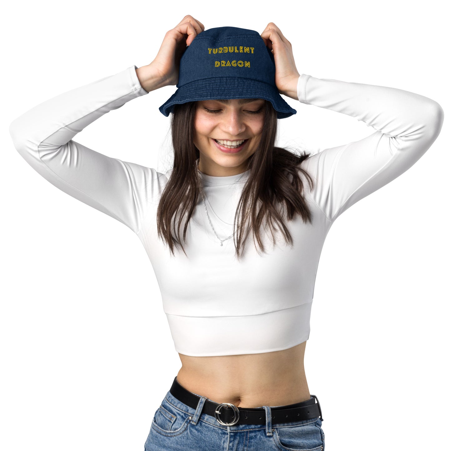 Chapéu bucket jeans