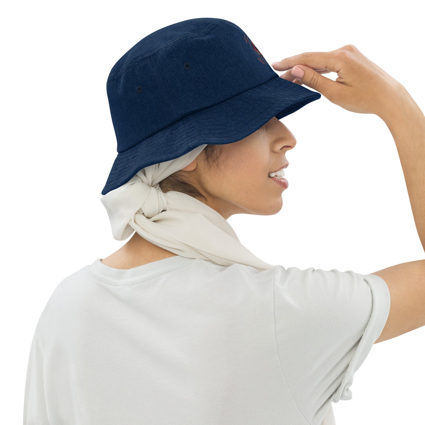 Chapéu bucket jeans
