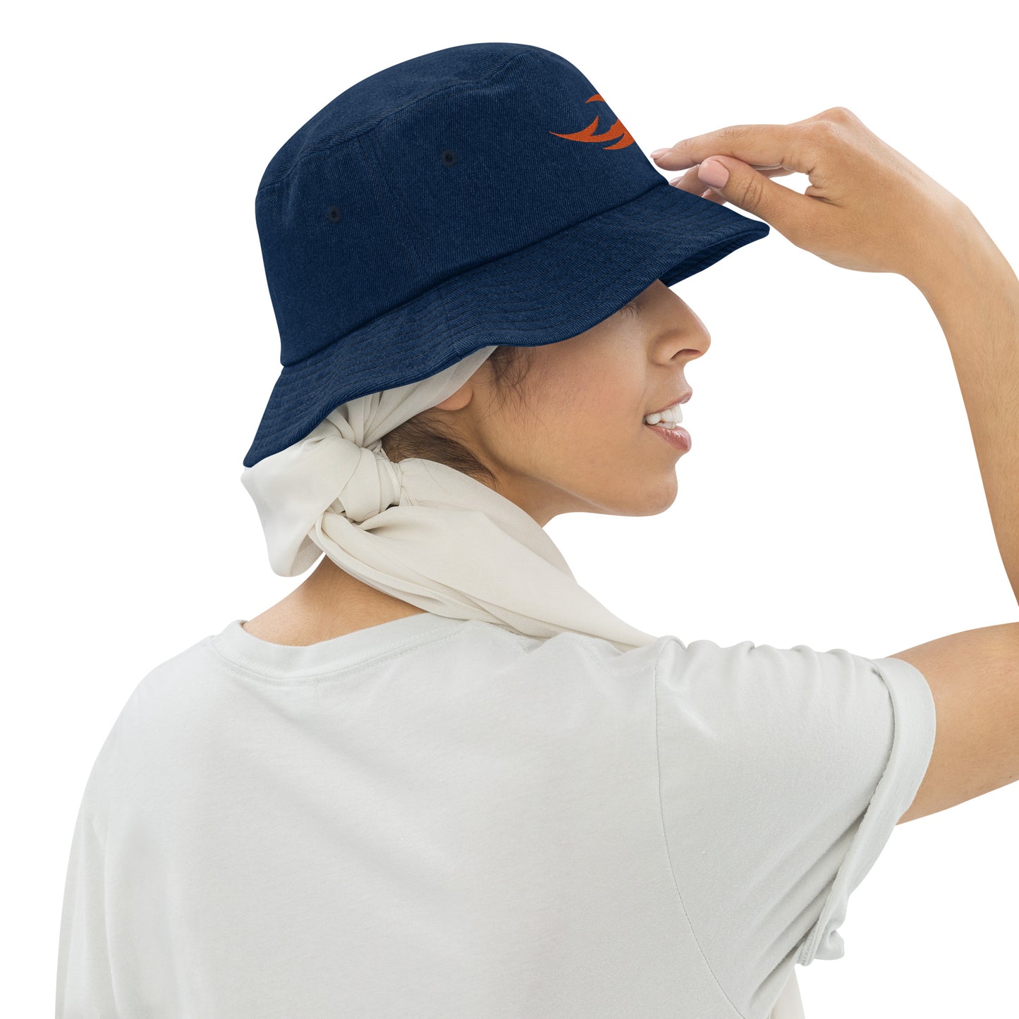 Chapéu bucket jeans