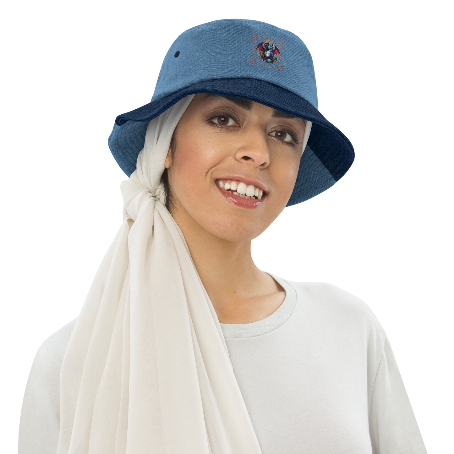 Chapéu bucket jeans