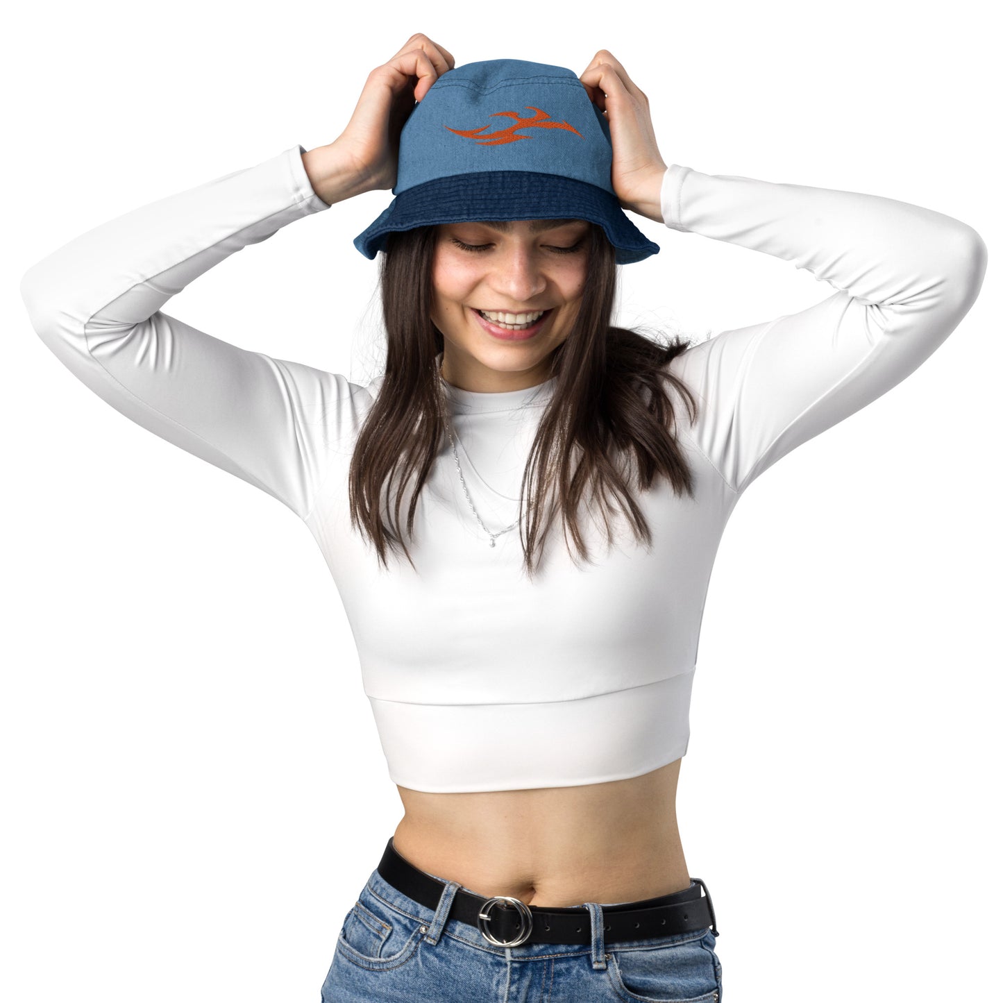 Chapéu bucket jeans