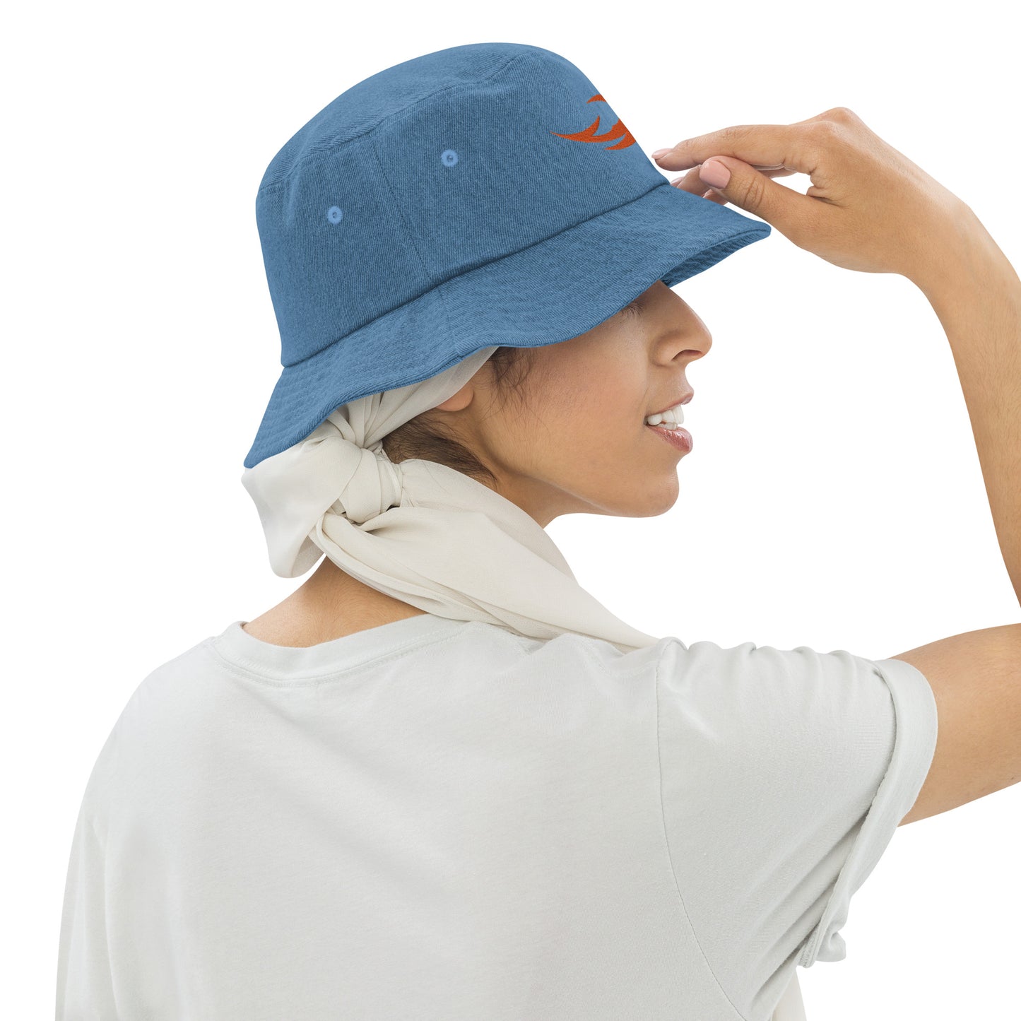 Chapéu bucket jeans