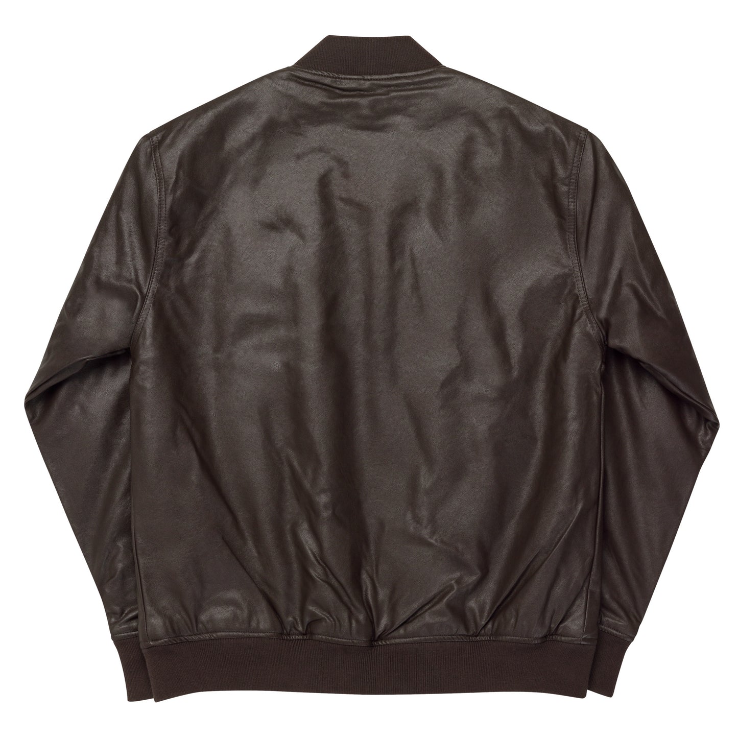 Jaqueta bomber de couro sintético