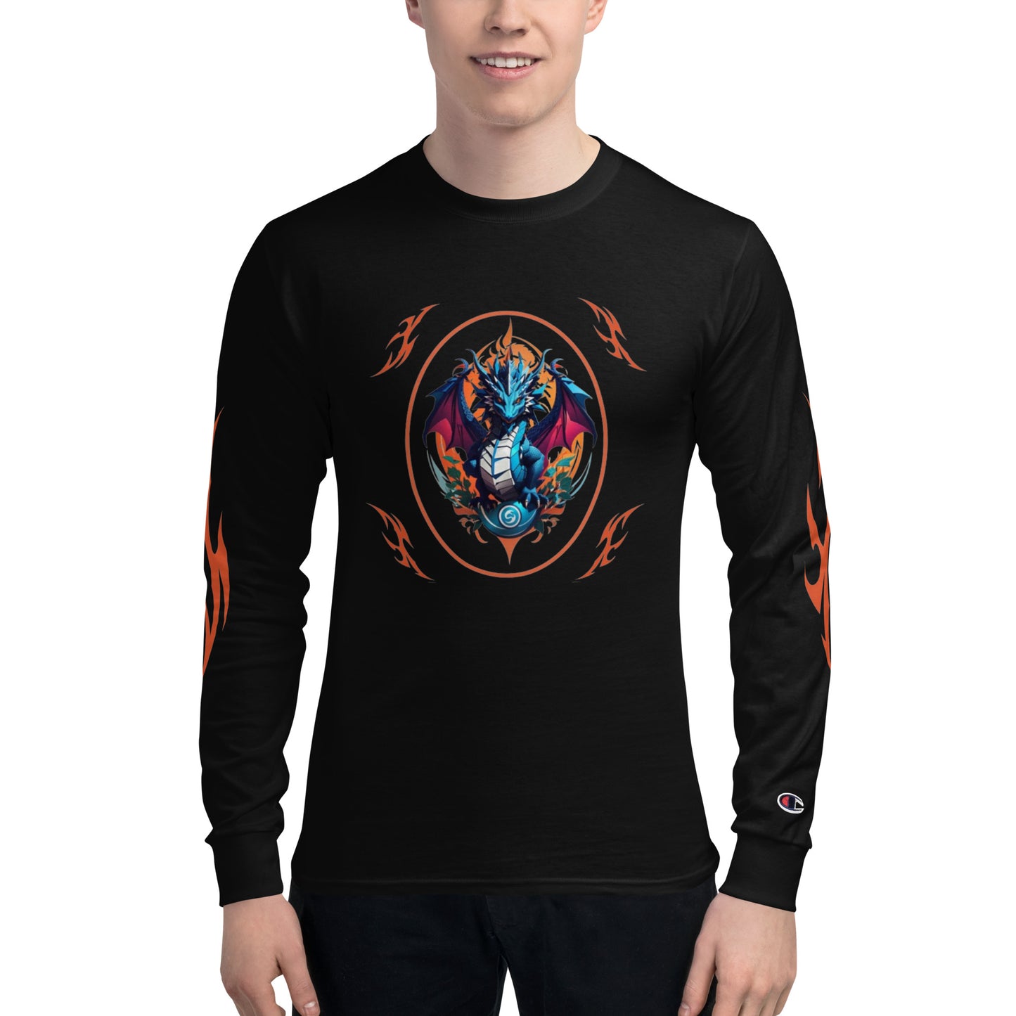 Camiseta de Manga Longa Champion Masculina