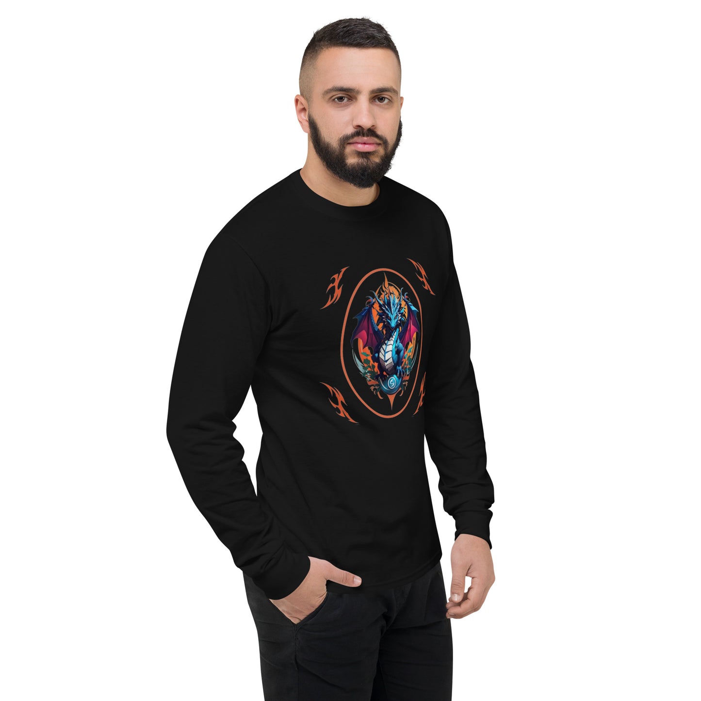Camiseta de Manga Longa Champion Masculina
