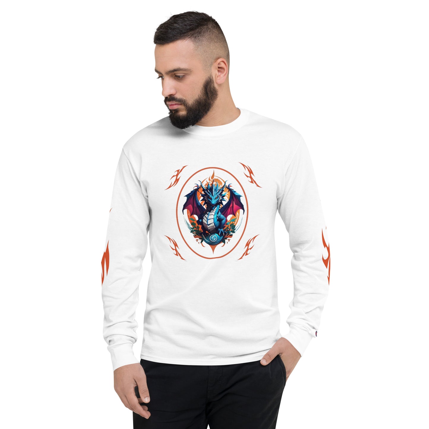 Camiseta de Manga Longa Champion Masculina
