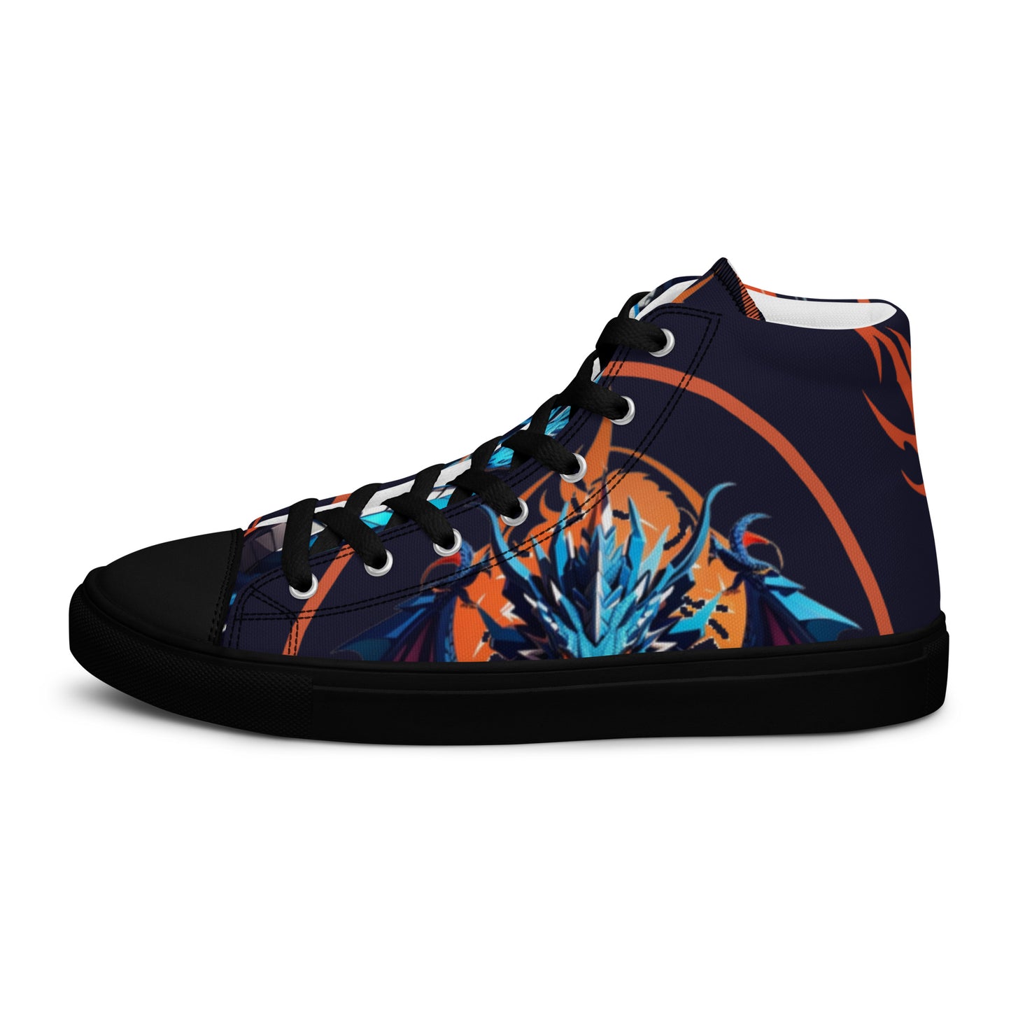 Tênis de lona de cano alto masculino