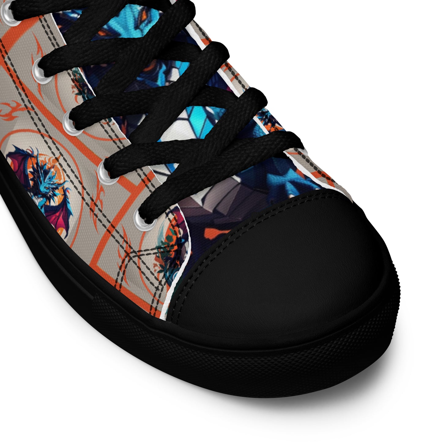 Tênis de lona de cano alto masculino