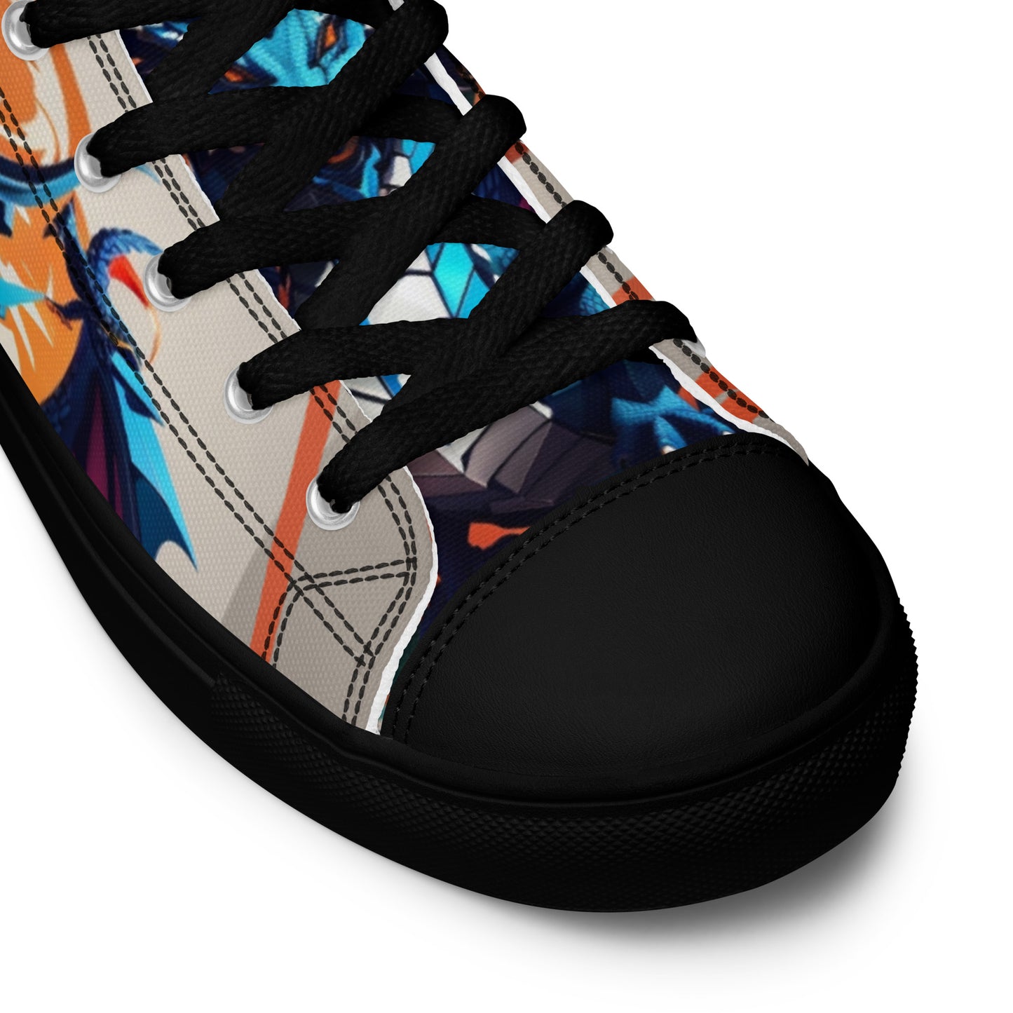 Tênis de lona de cano alto masculino