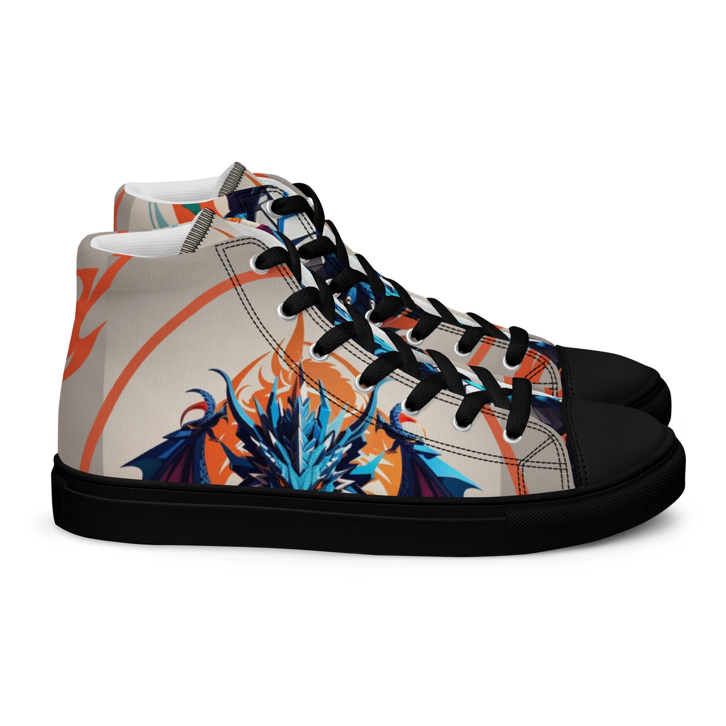 Tênis de lona de cano alto masculino