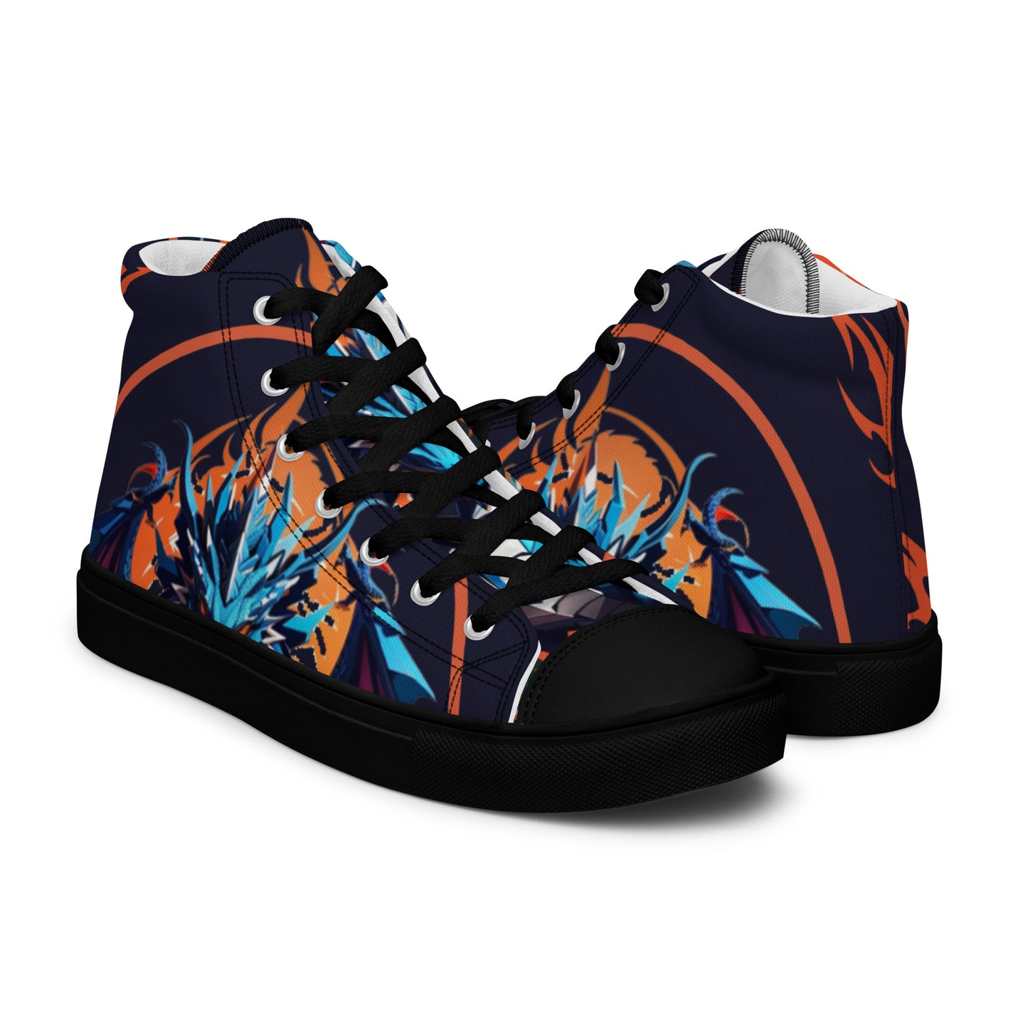 Tênis de lona de cano alto masculino