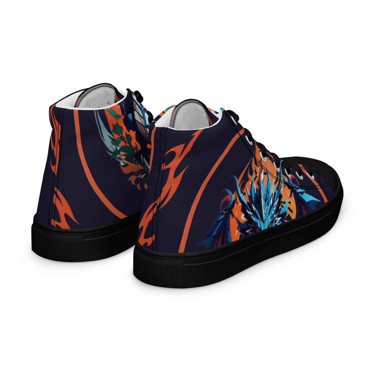Tênis de lona de cano alto masculino