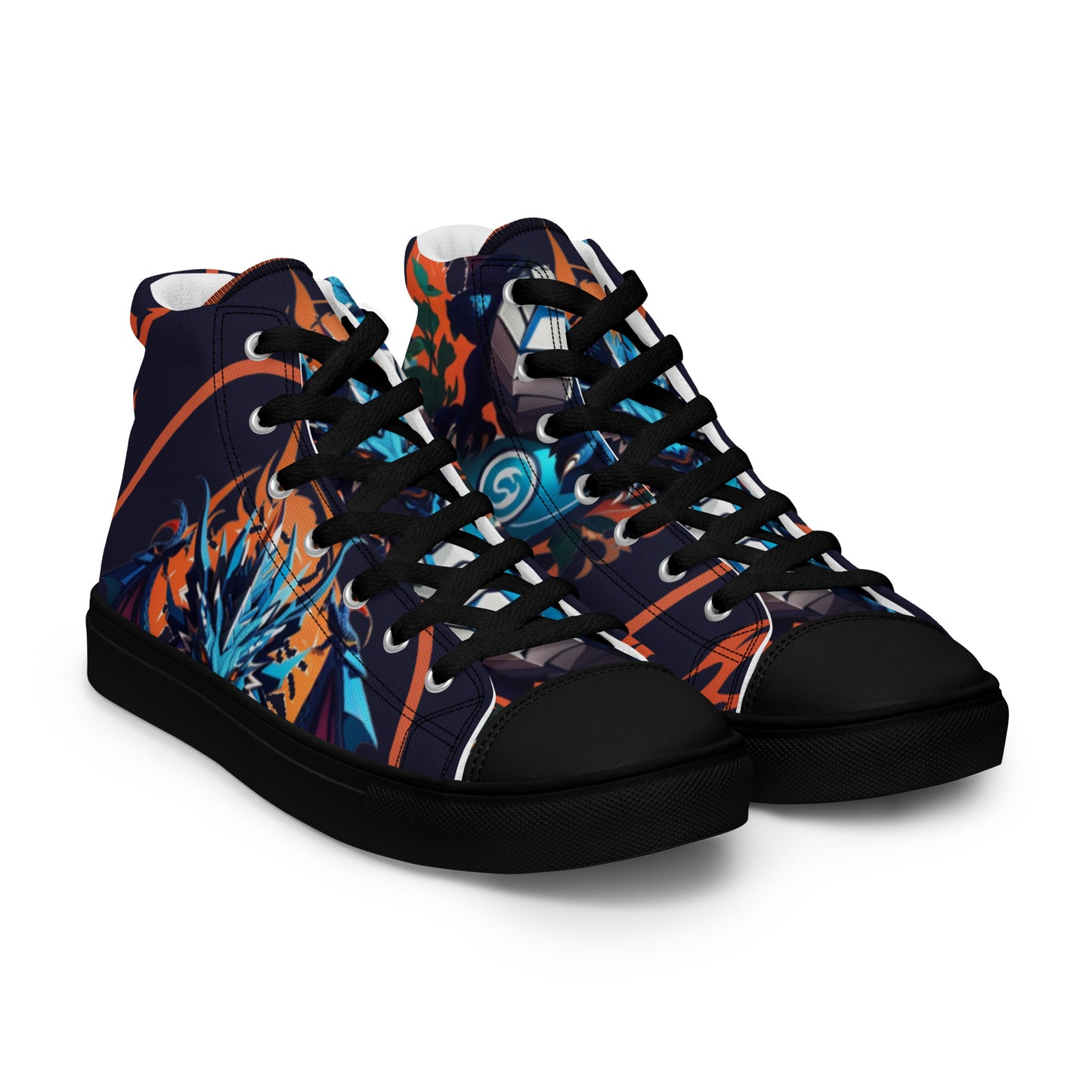 Tênis de lona de cano alto masculino