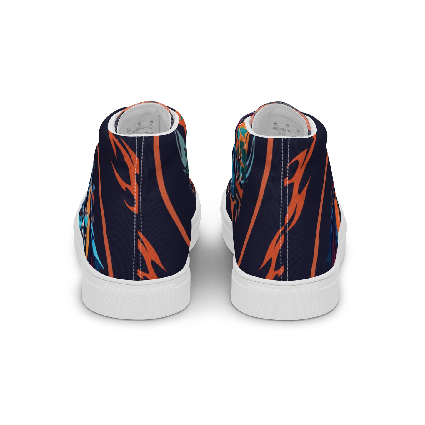 Tênis de lona de cano alto masculino