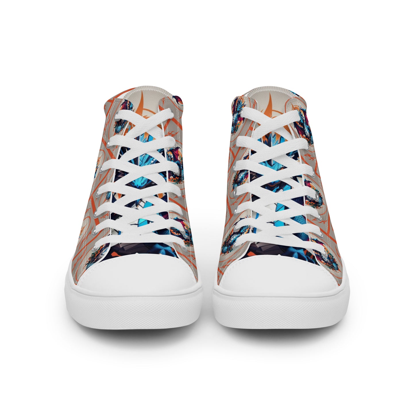 Tênis de lona de cano alto masculino