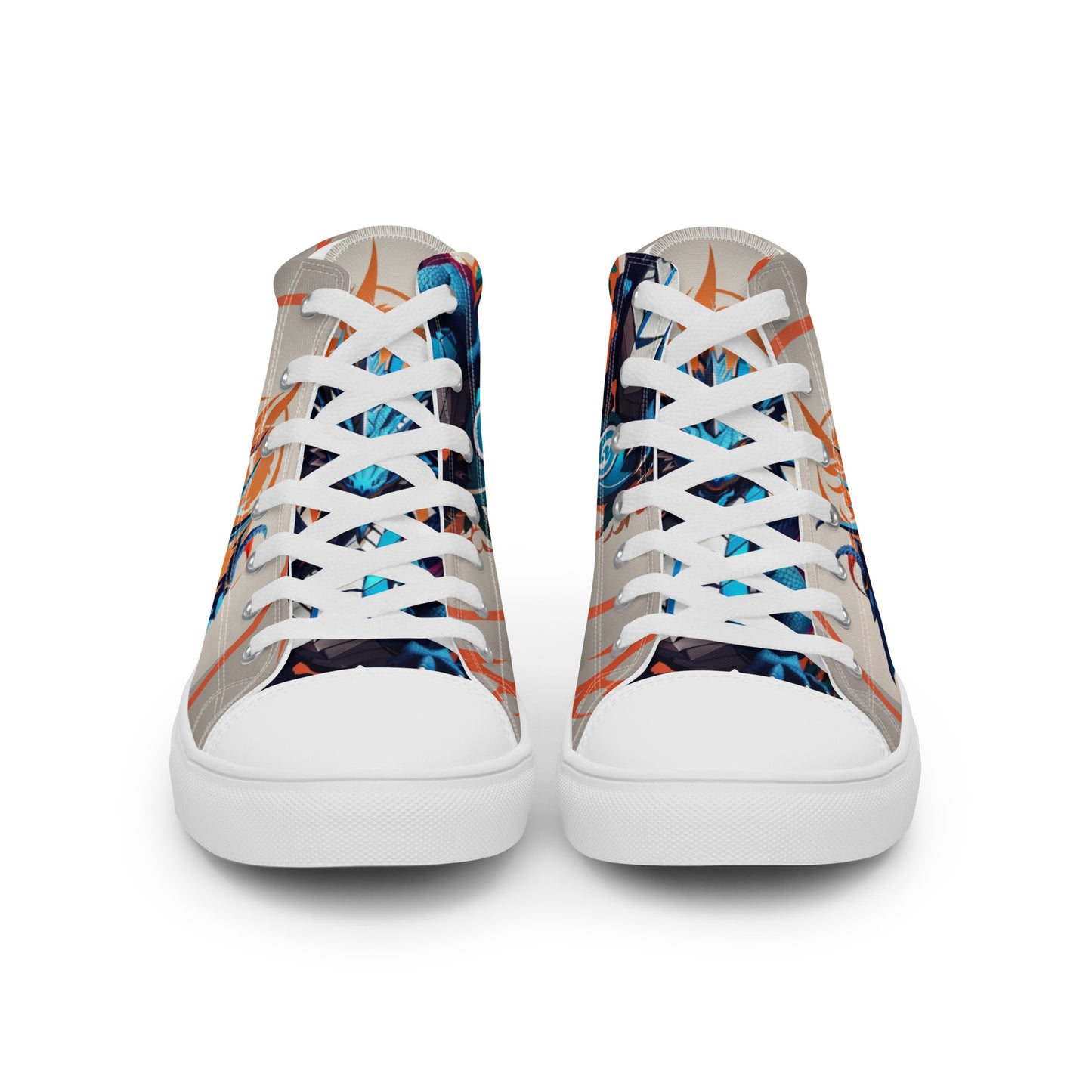 Tênis de lona de cano alto masculino