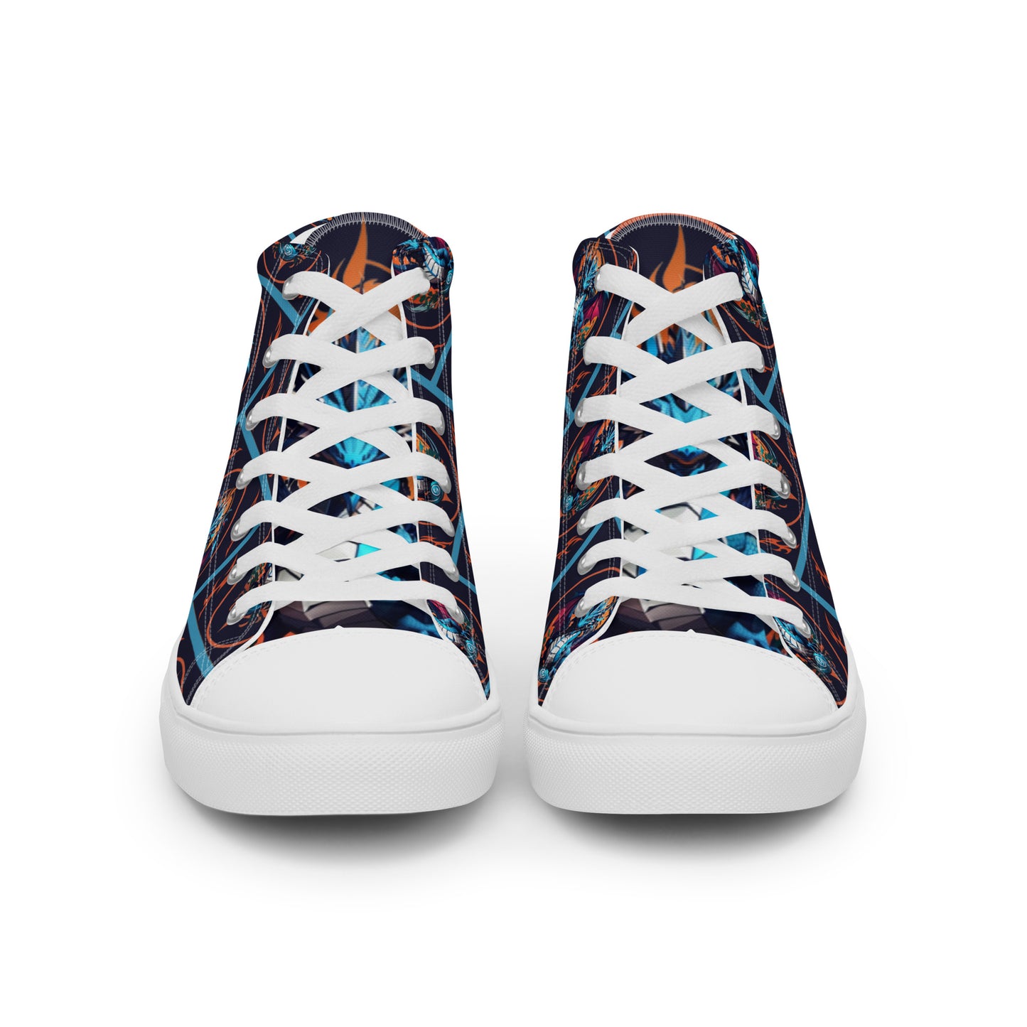 Tênis de lona de cano alto masculino