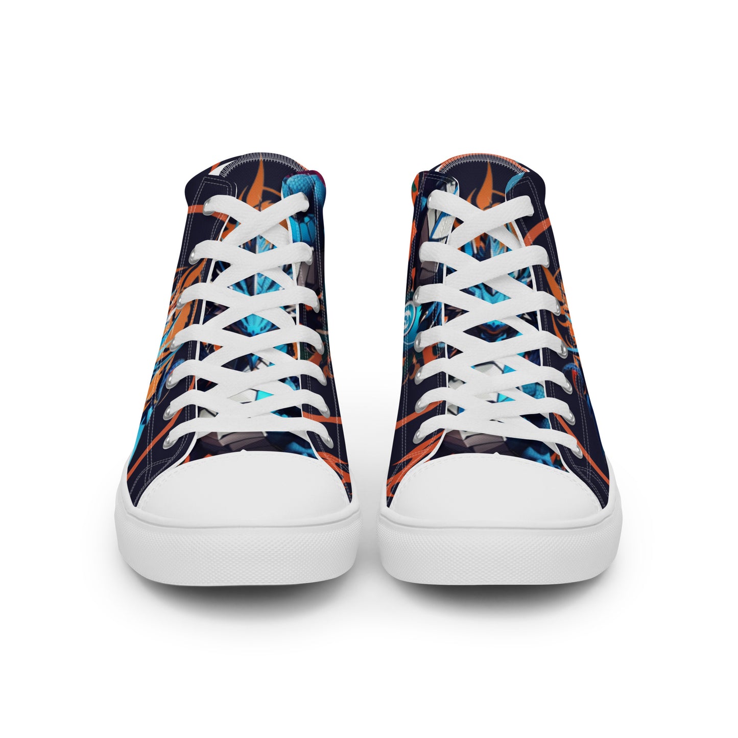 Tênis de lona de cano alto masculino