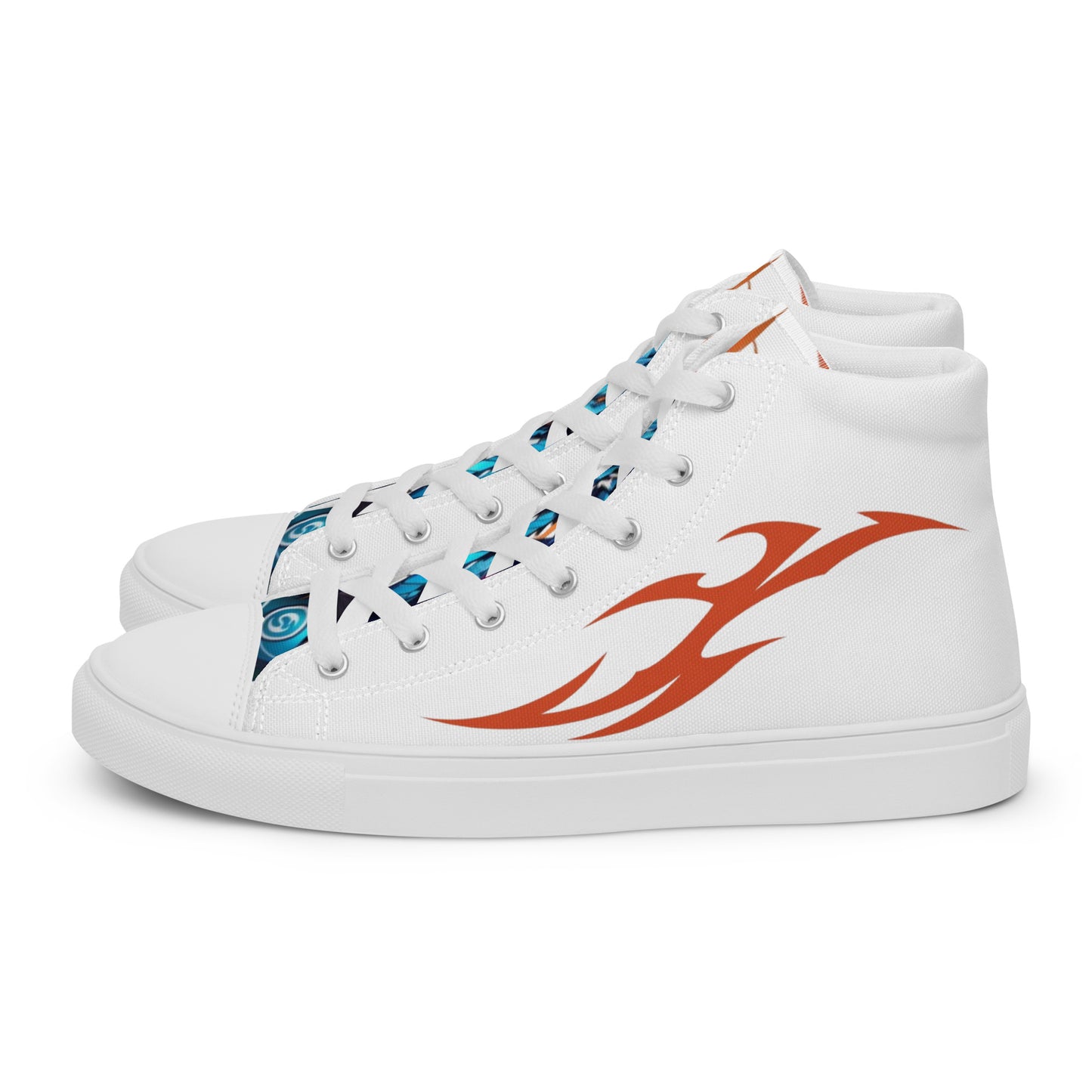 Tênis de lona de cano alto masculino