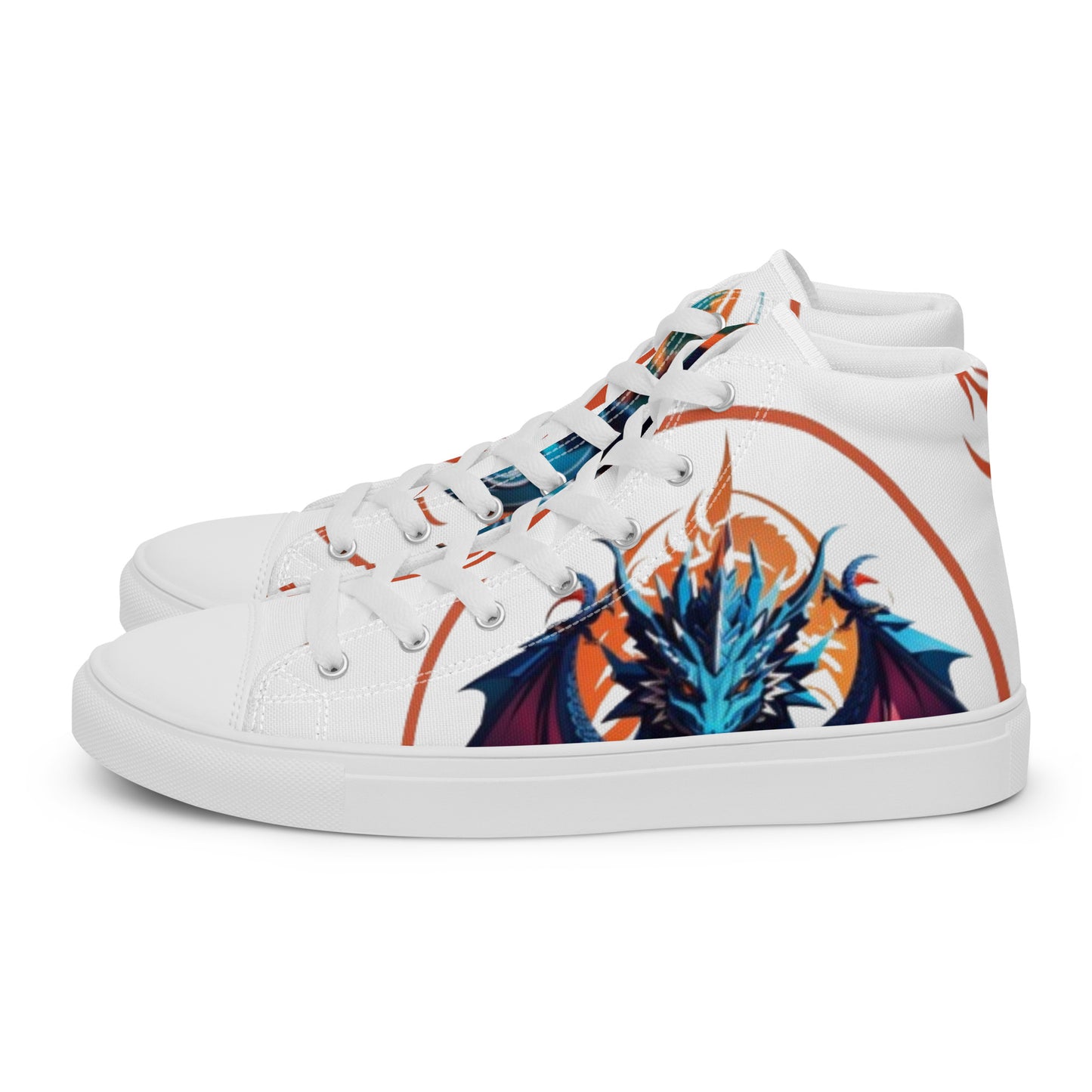 Tênis de lona de cano alto masculino