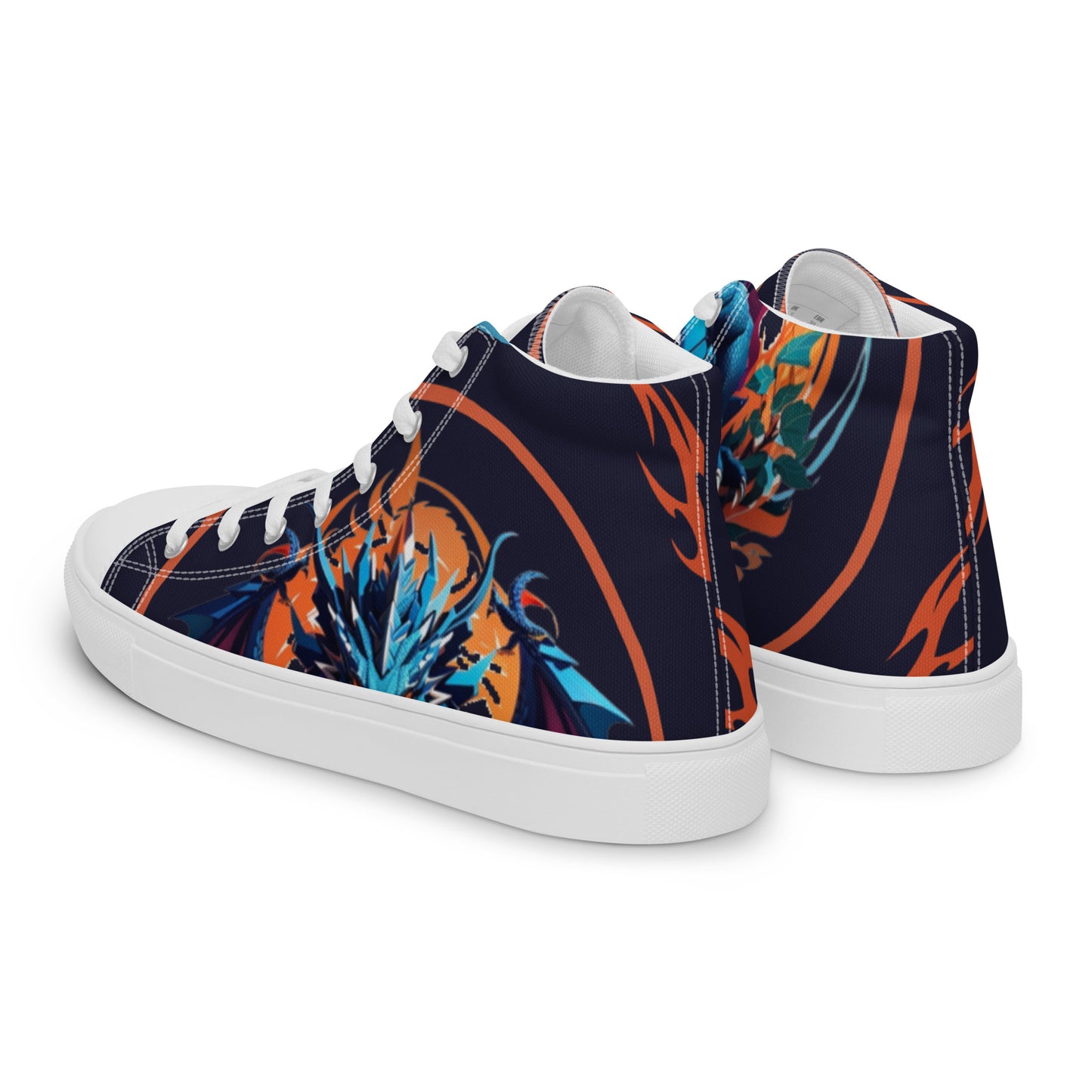 Tênis de lona de cano alto masculino