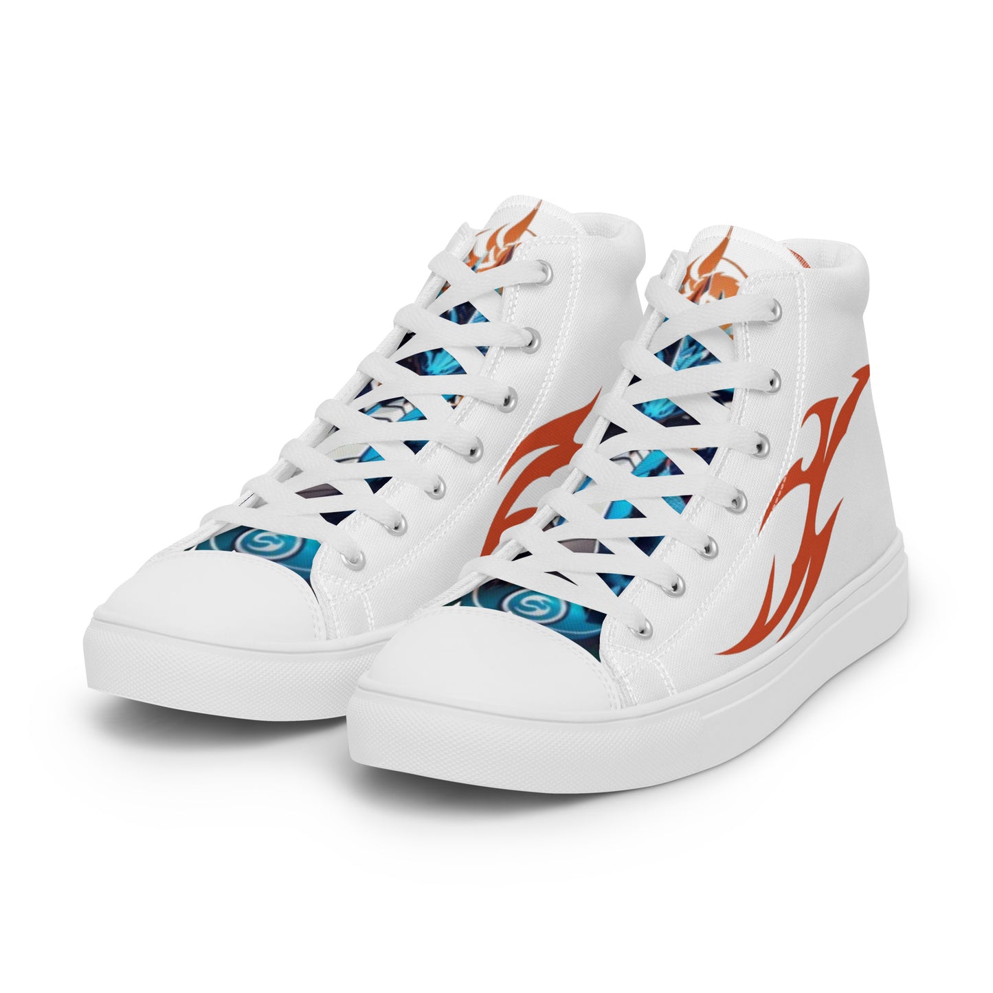 Tênis de lona de cano alto masculino