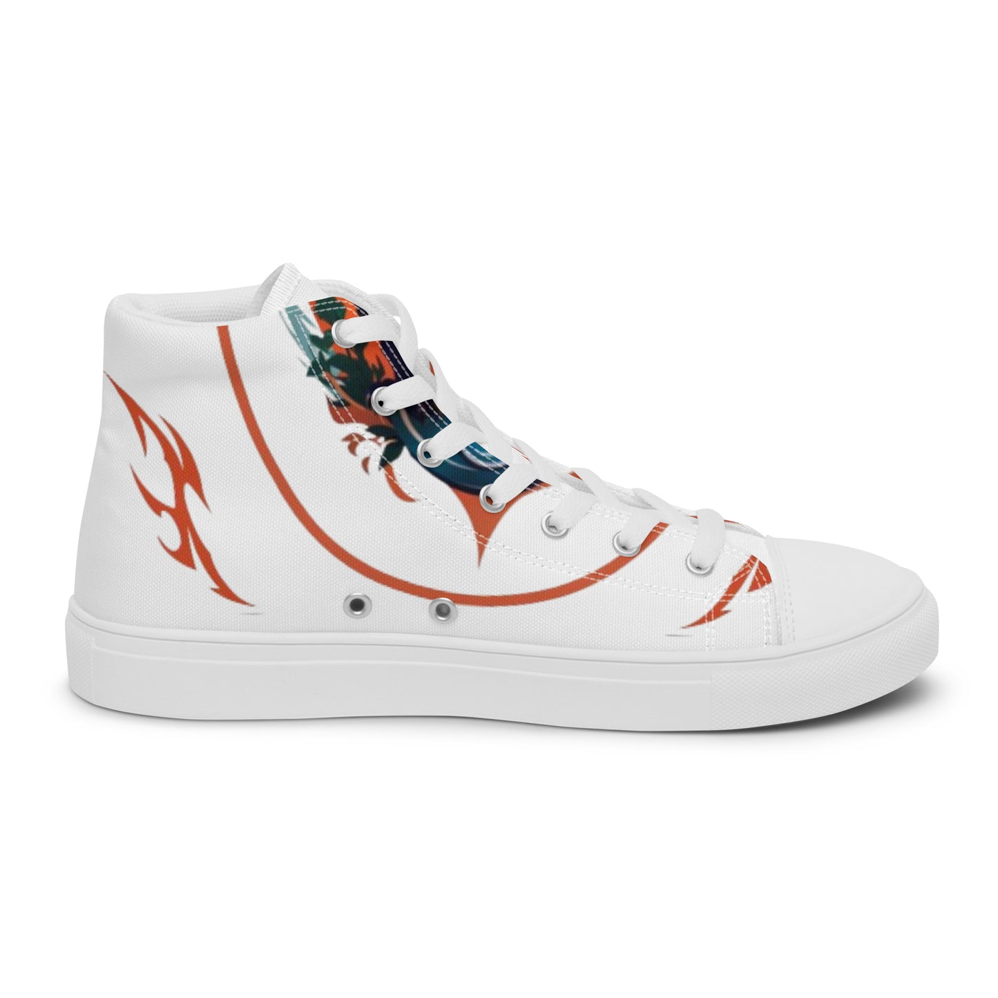 Tênis de lona de cano alto masculino