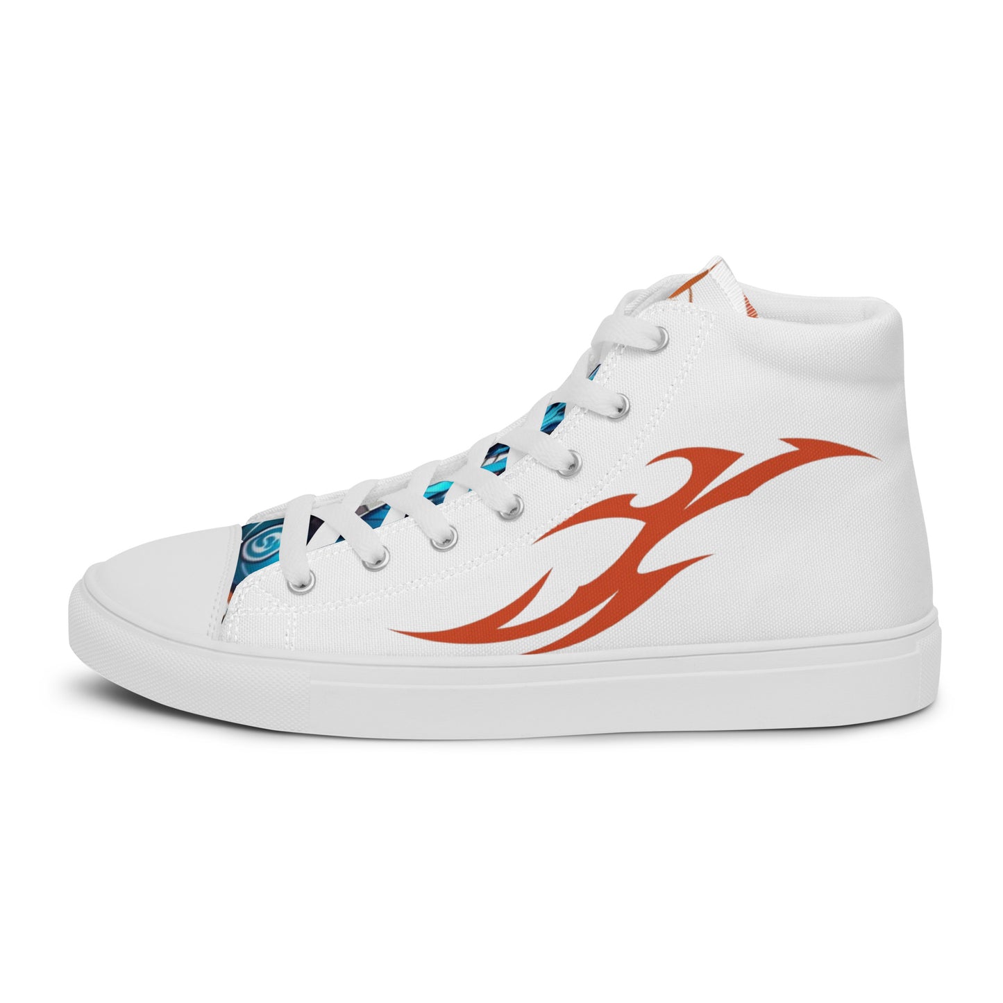 Tênis de lona de cano alto masculino