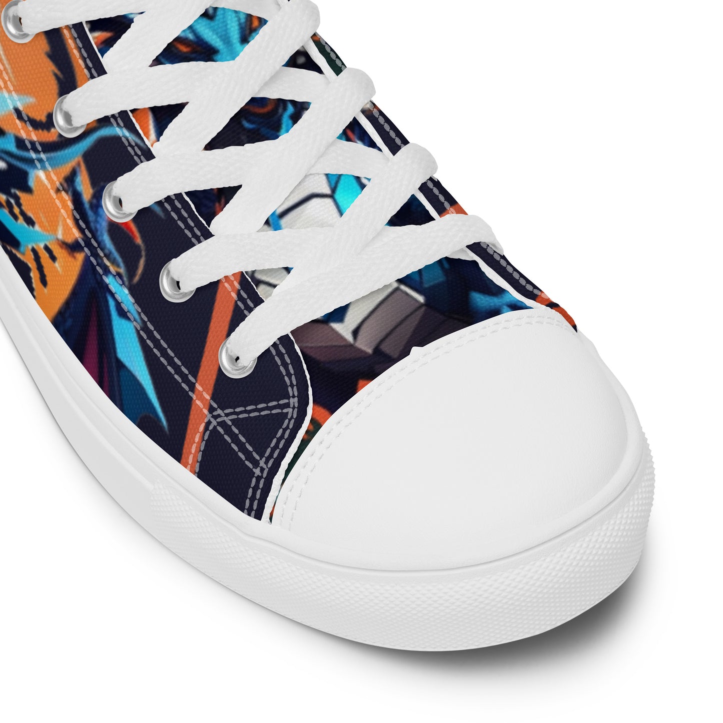 Tênis de lona de cano alto masculino