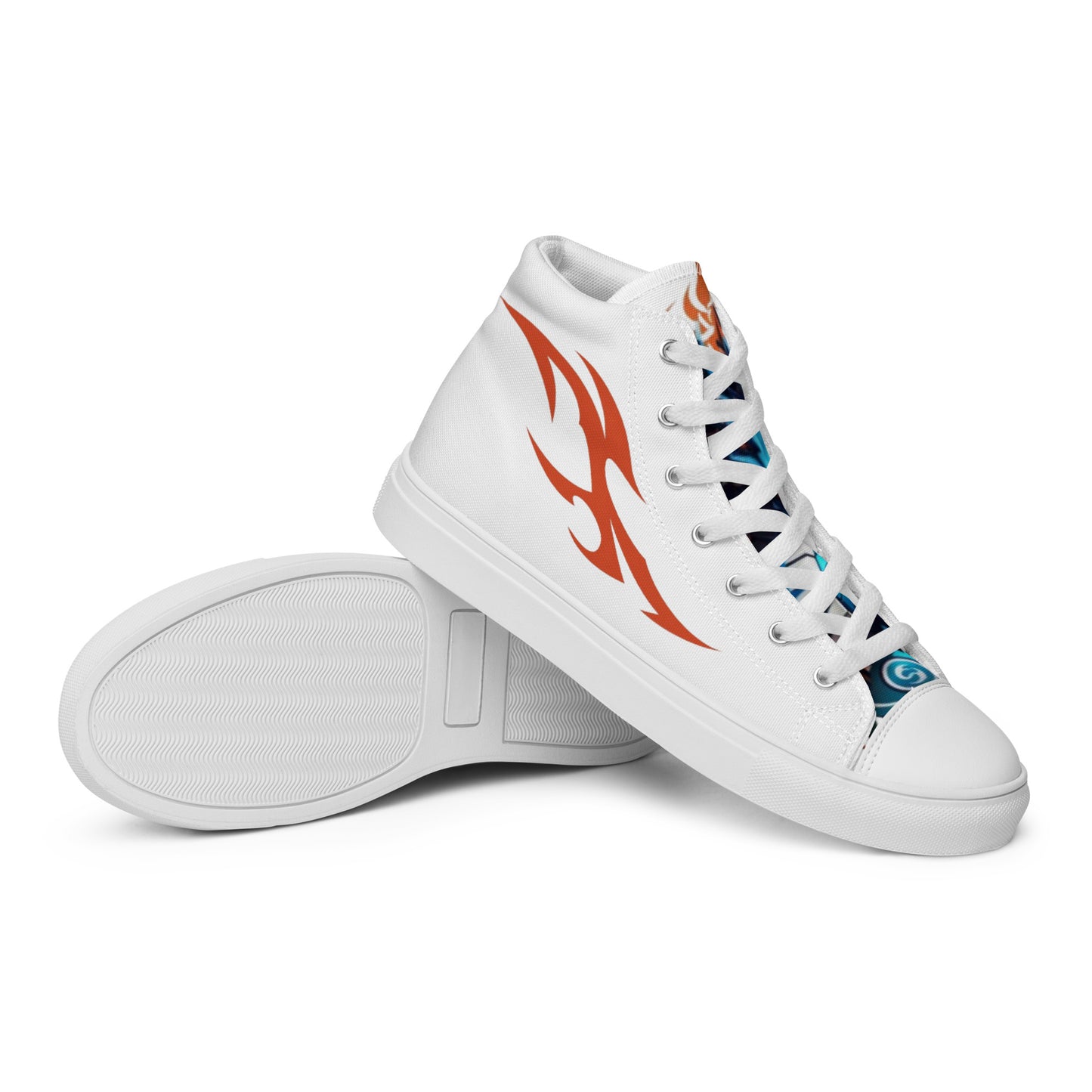Tênis de lona de cano alto masculino