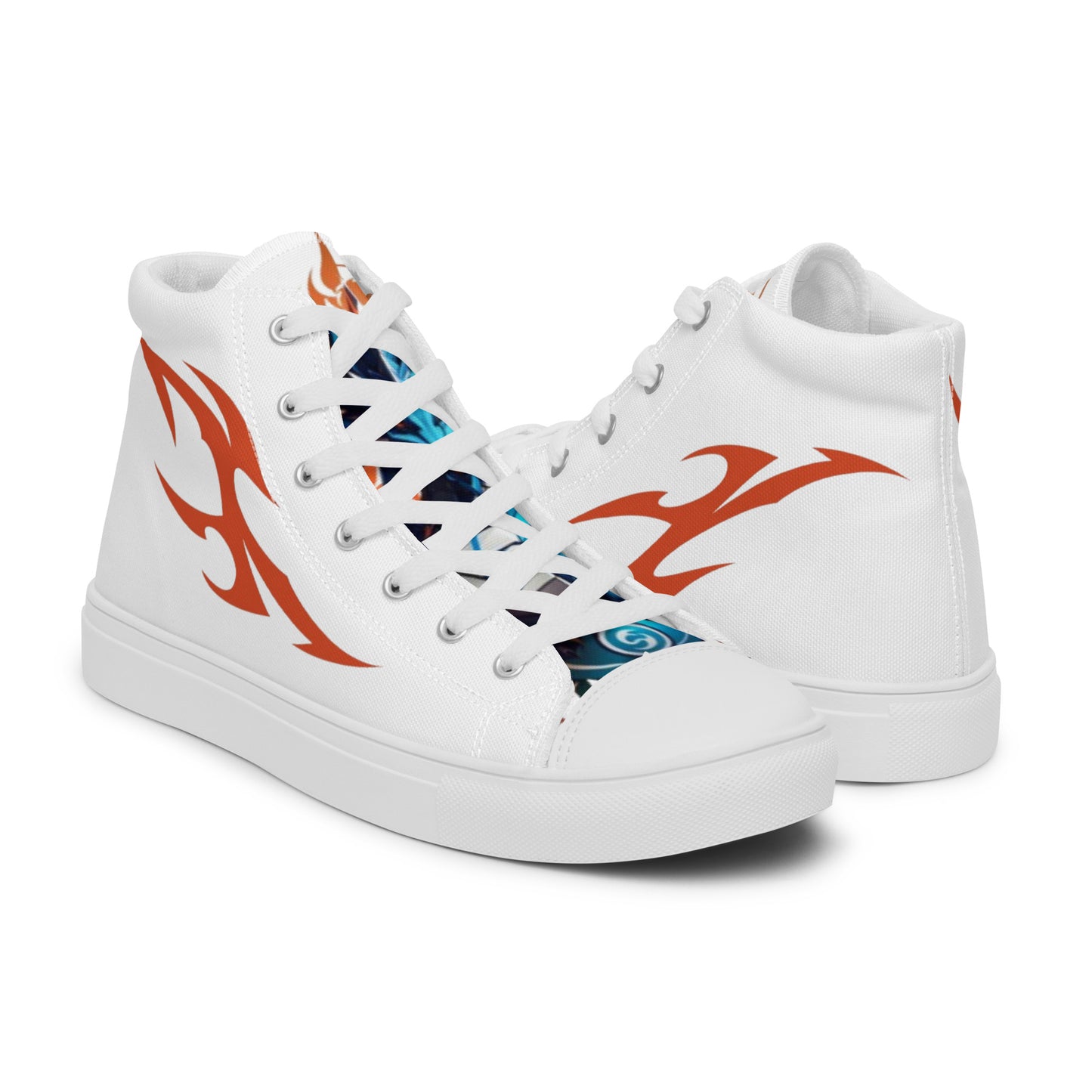 Tênis de lona de cano alto masculino