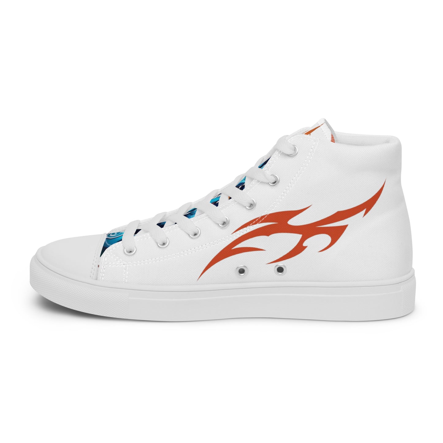Tênis de lona de cano alto masculino