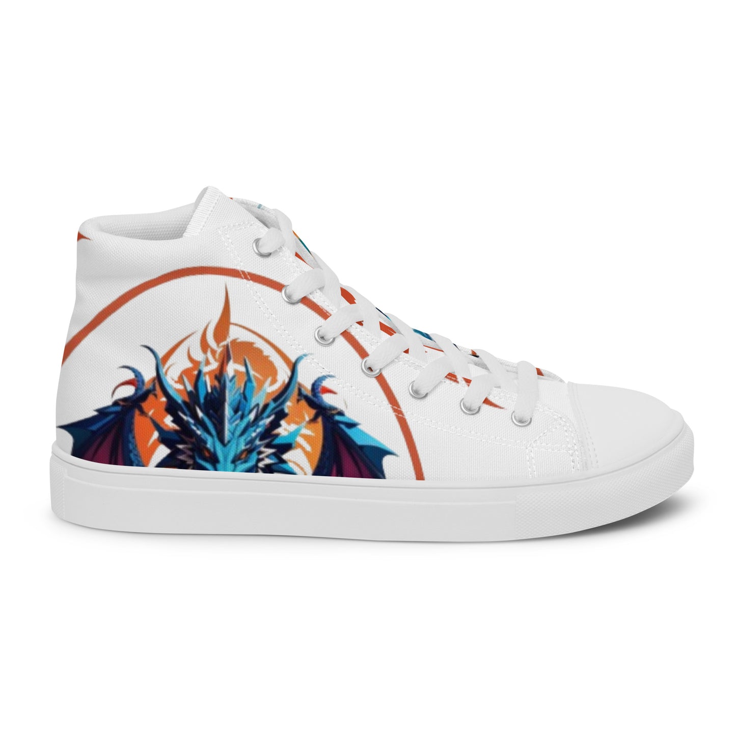 Tênis de lona de cano alto masculino