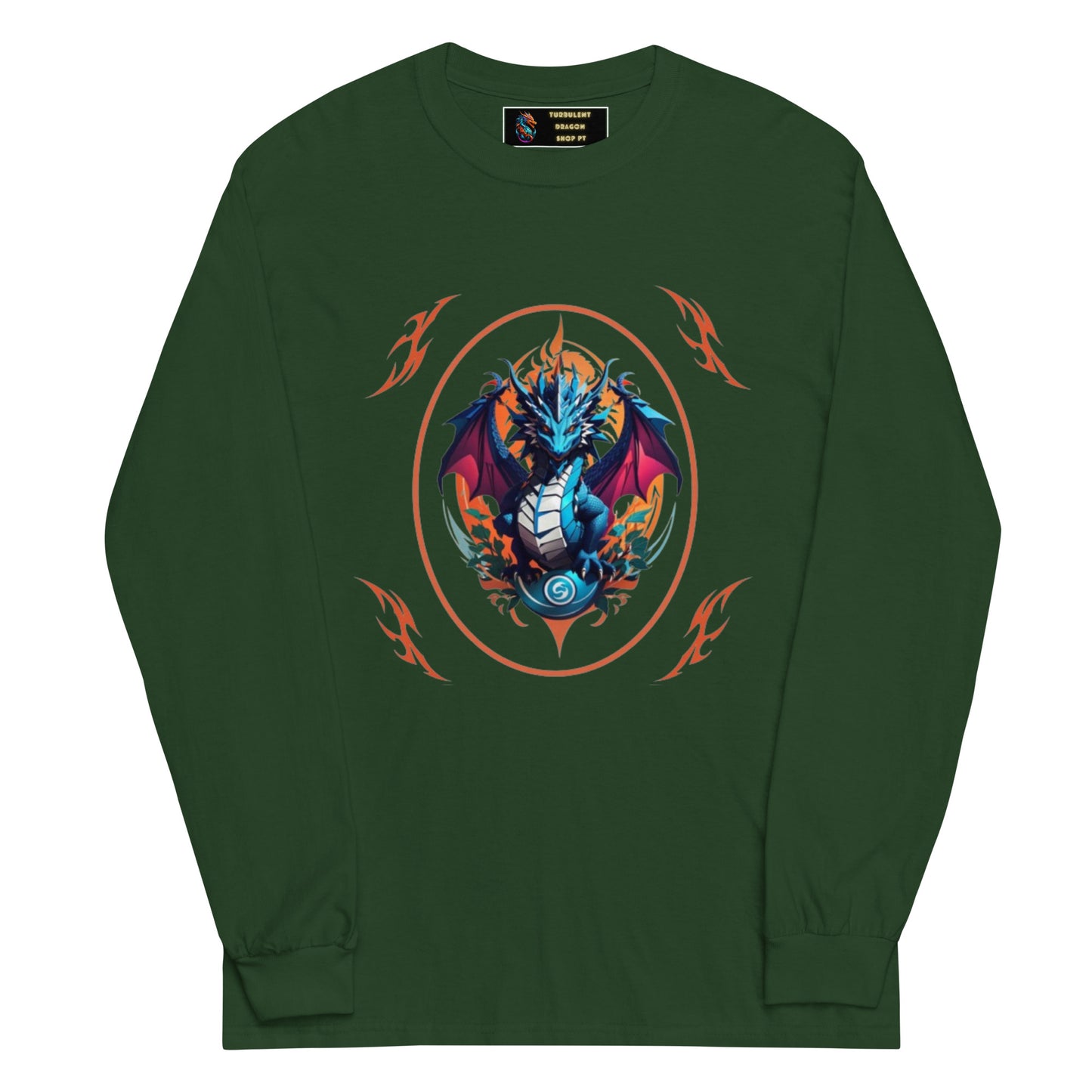 Camisa masculina de mangas longas