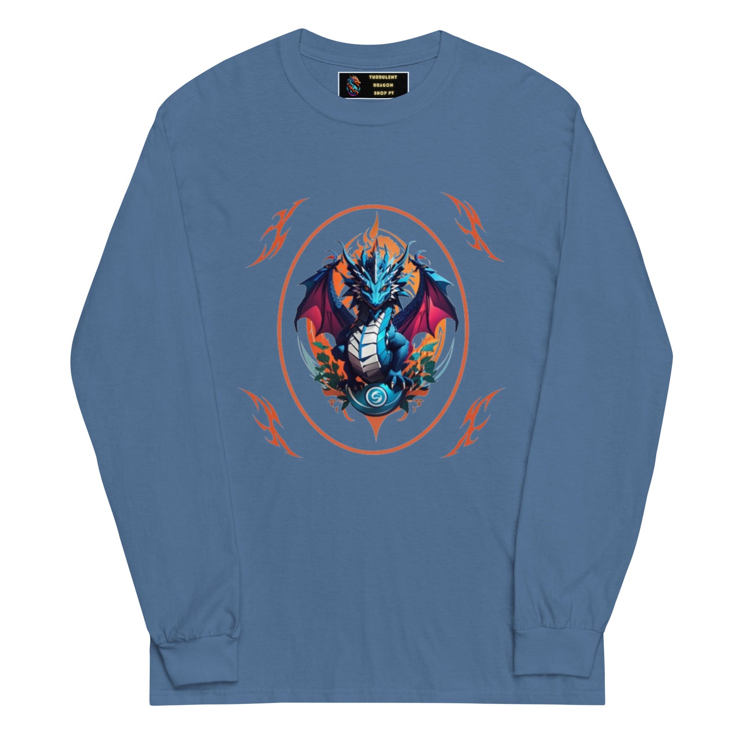Camisa masculina de mangas longas