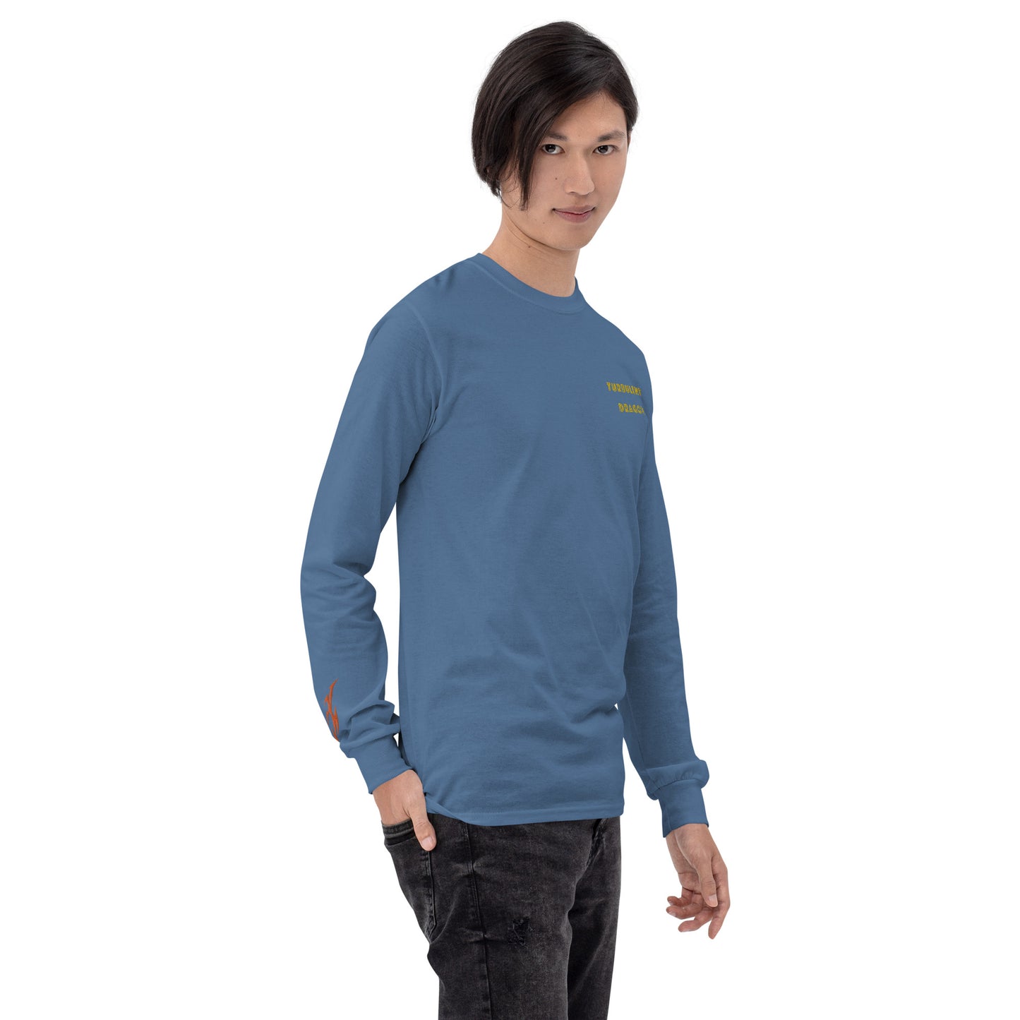 Camisa masculina de mangas longas