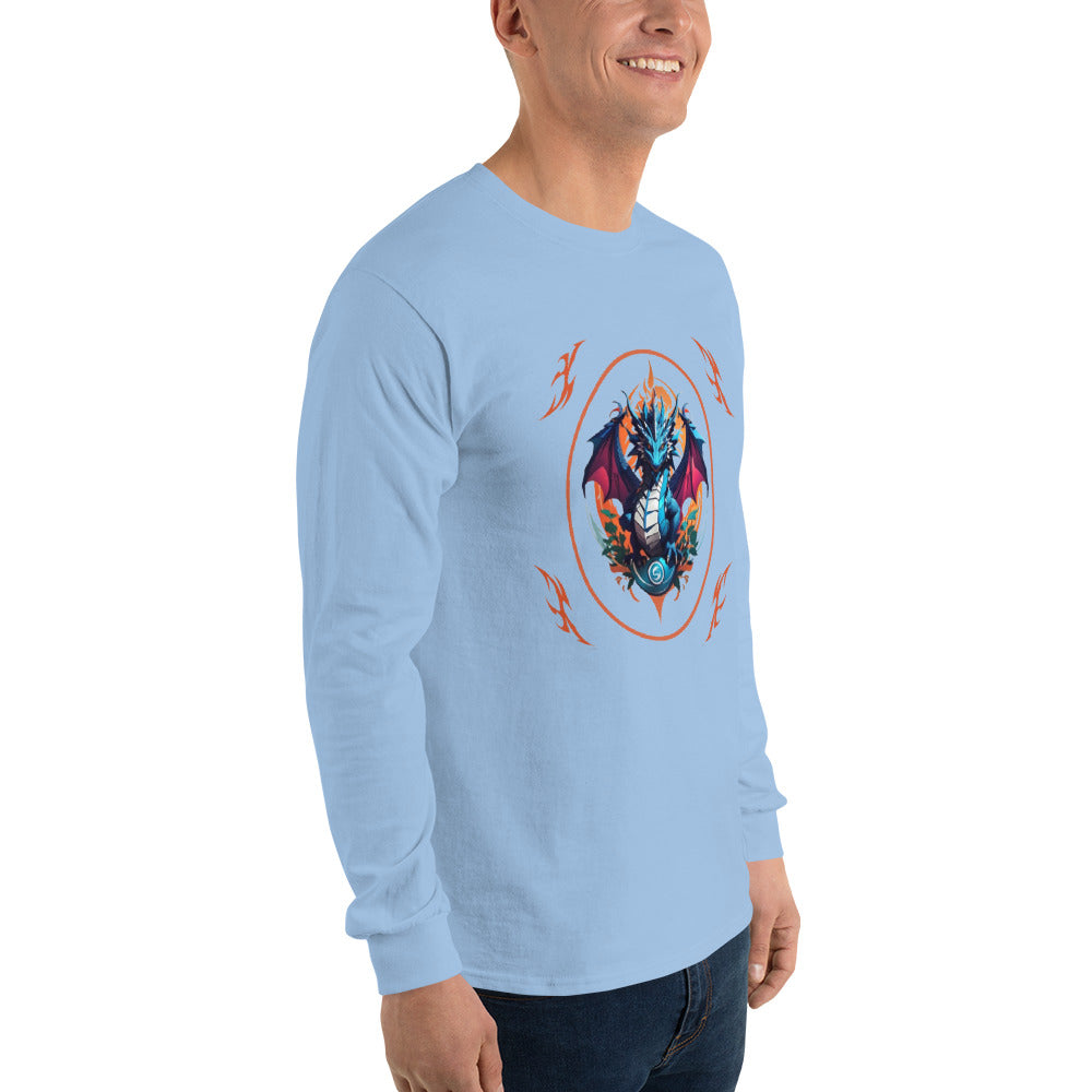 Camisa masculina de mangas longas