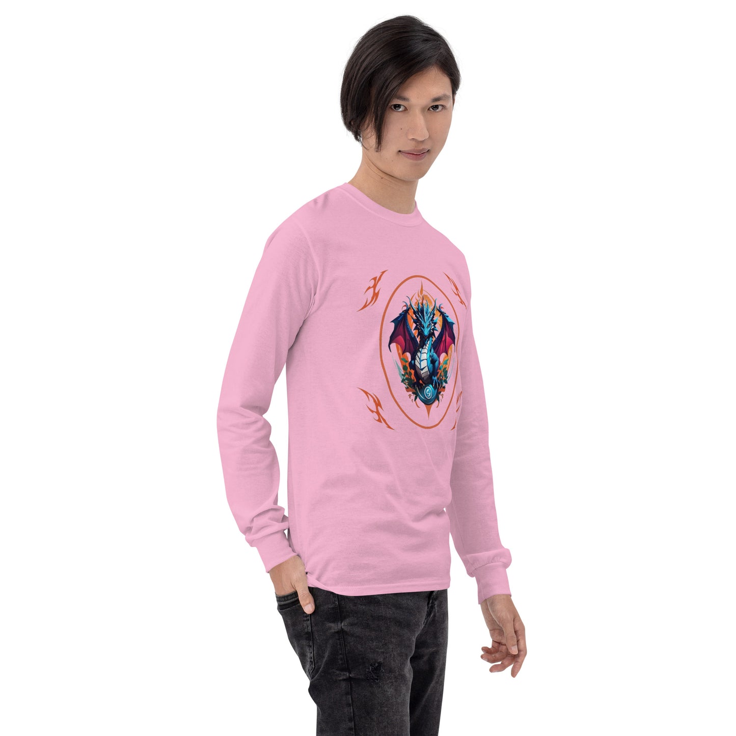 Camisa masculina de mangas longas
