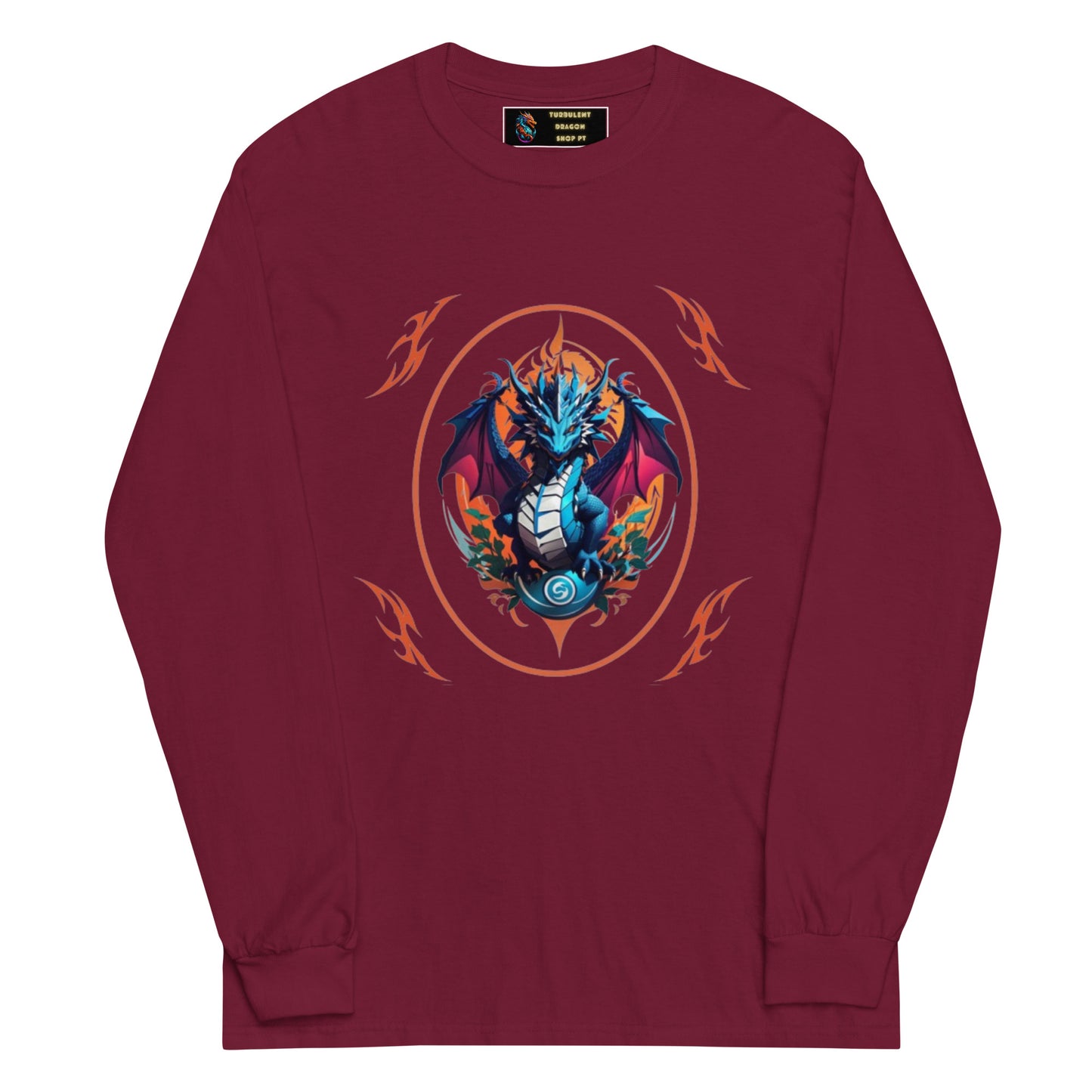 Camisa masculina de mangas longas