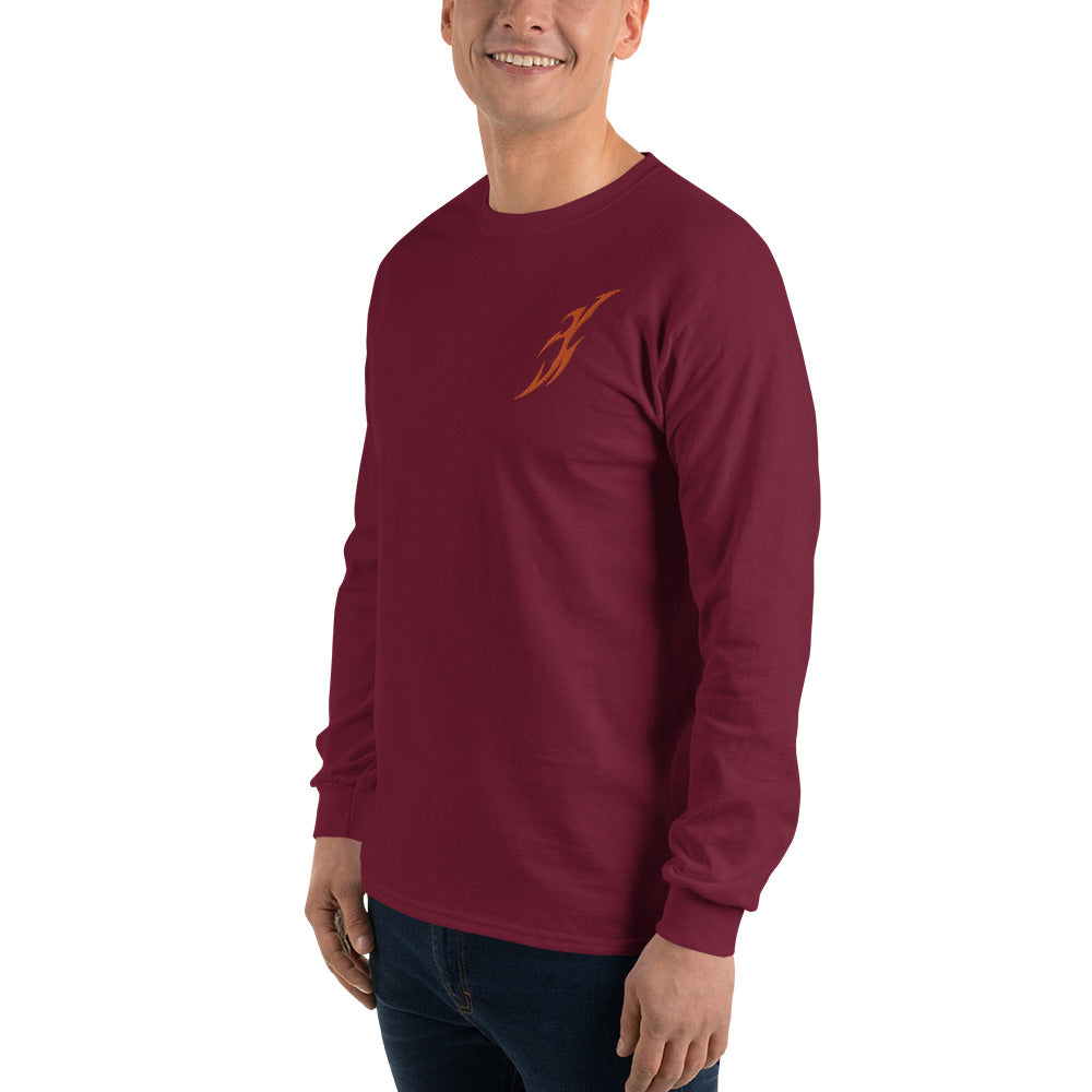 Camisa masculina de mangas longas