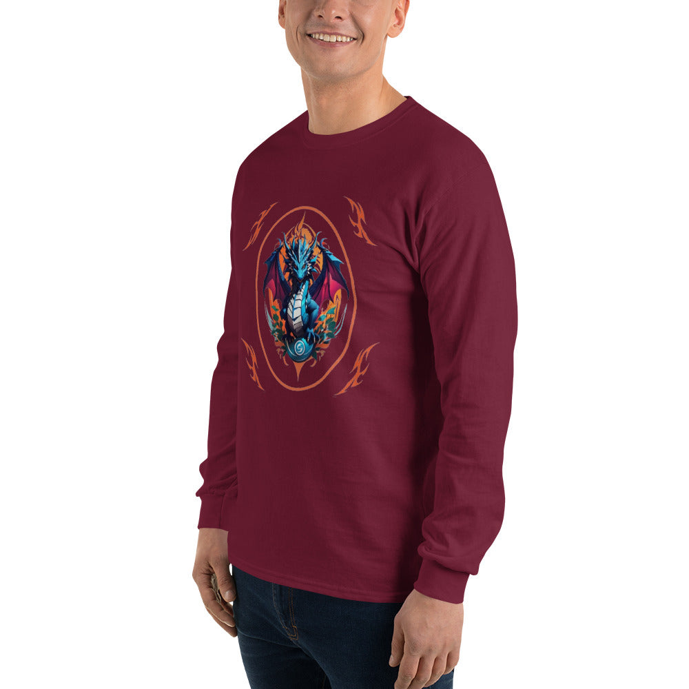 Camisa masculina de mangas longas